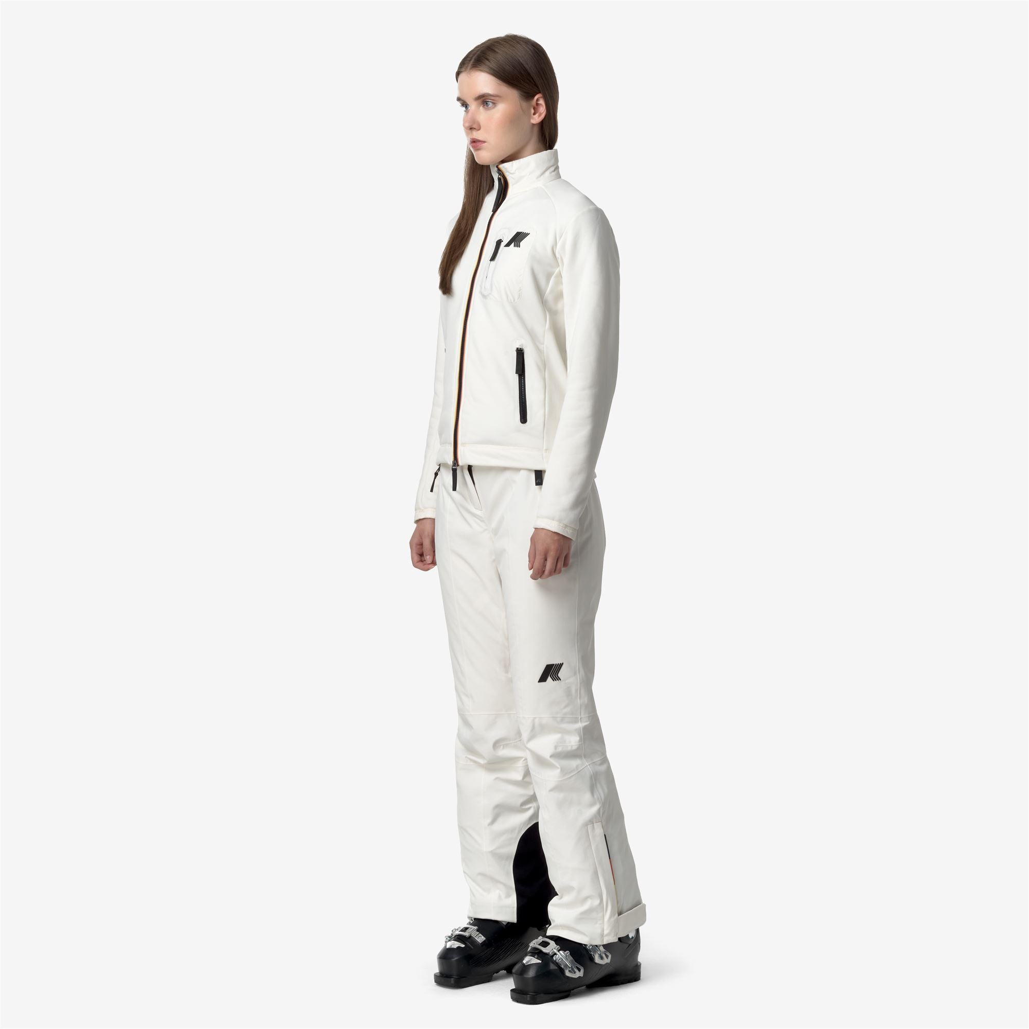 k-way-bonneval-microtwill-2l-pantalon-de-sport-femme-white-gardenia image 2