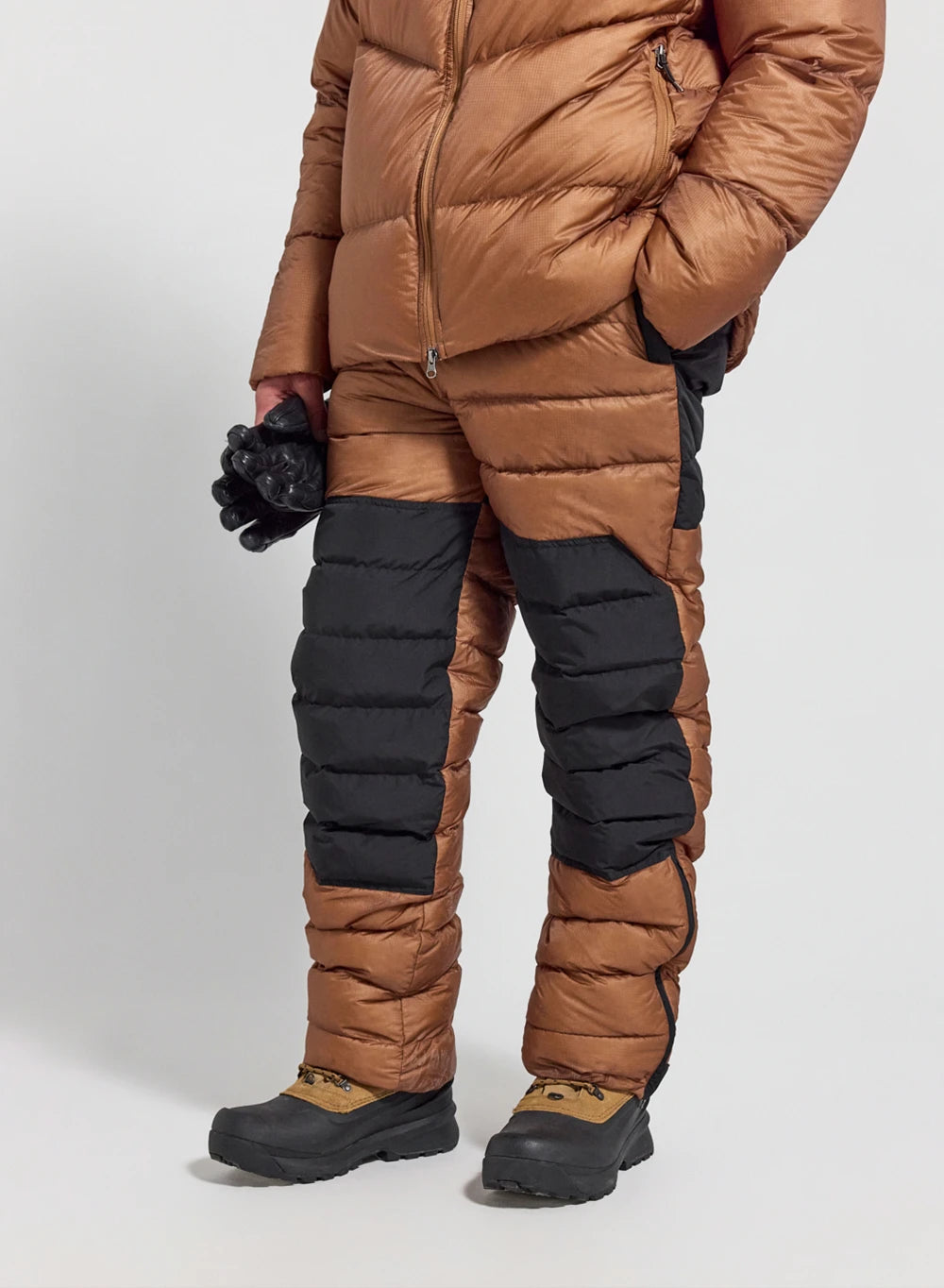 pyrenex-surge-pantalon-matelass-duvet-homme-marron image 1