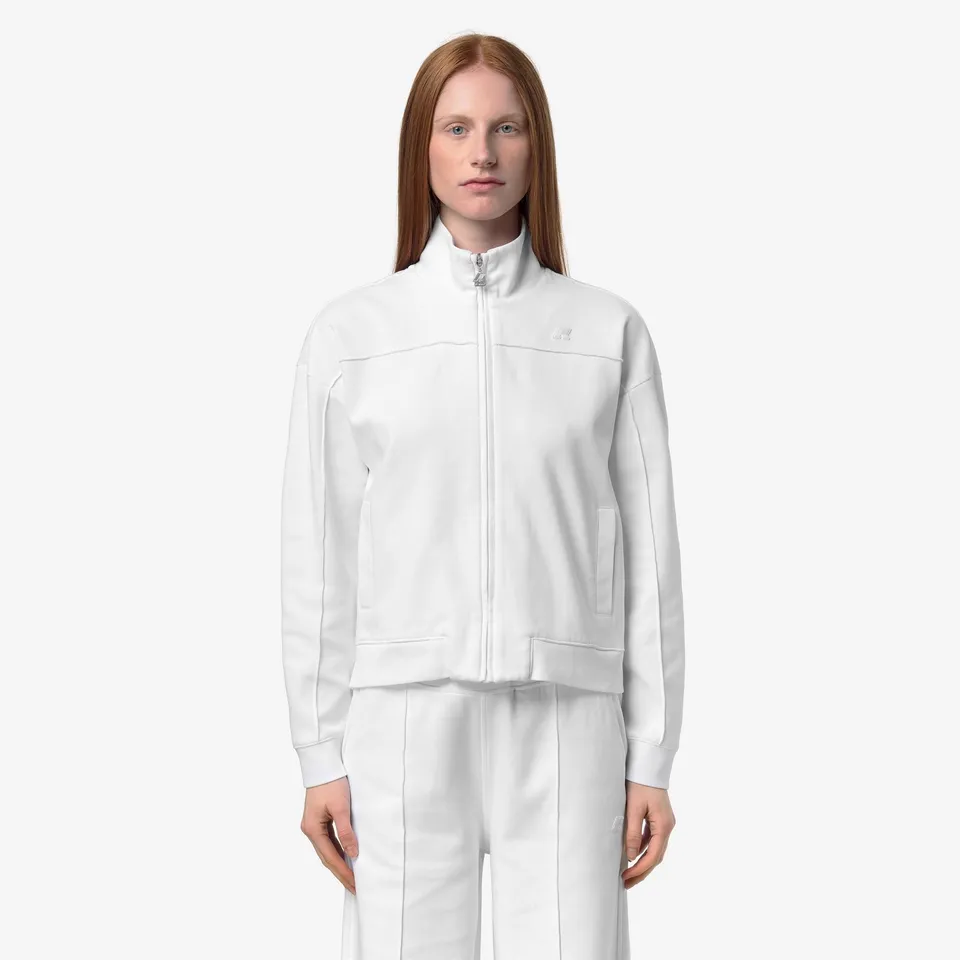 k-way-arvinne-interlock-veste-polaire-femme-white-white image 1