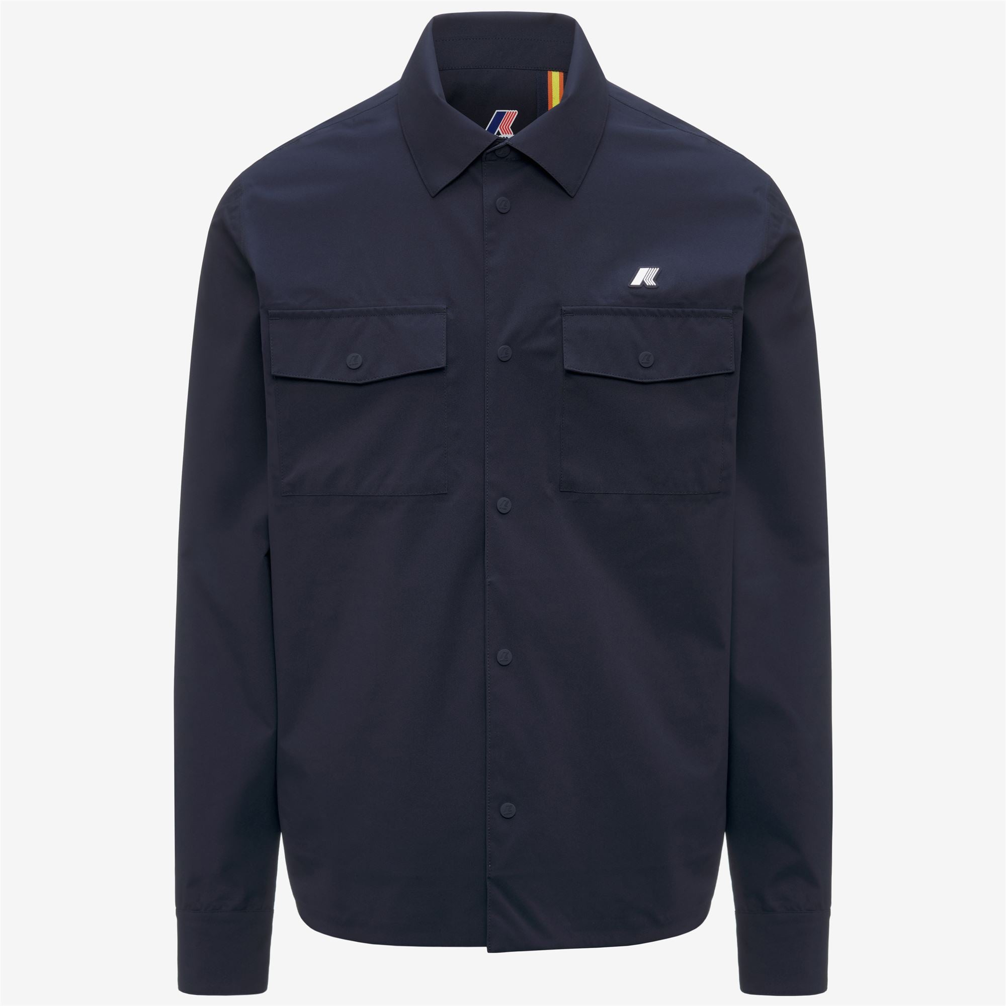 k-way-umbert-stretch-2layers-veste-court-homme-blue-depth image 5