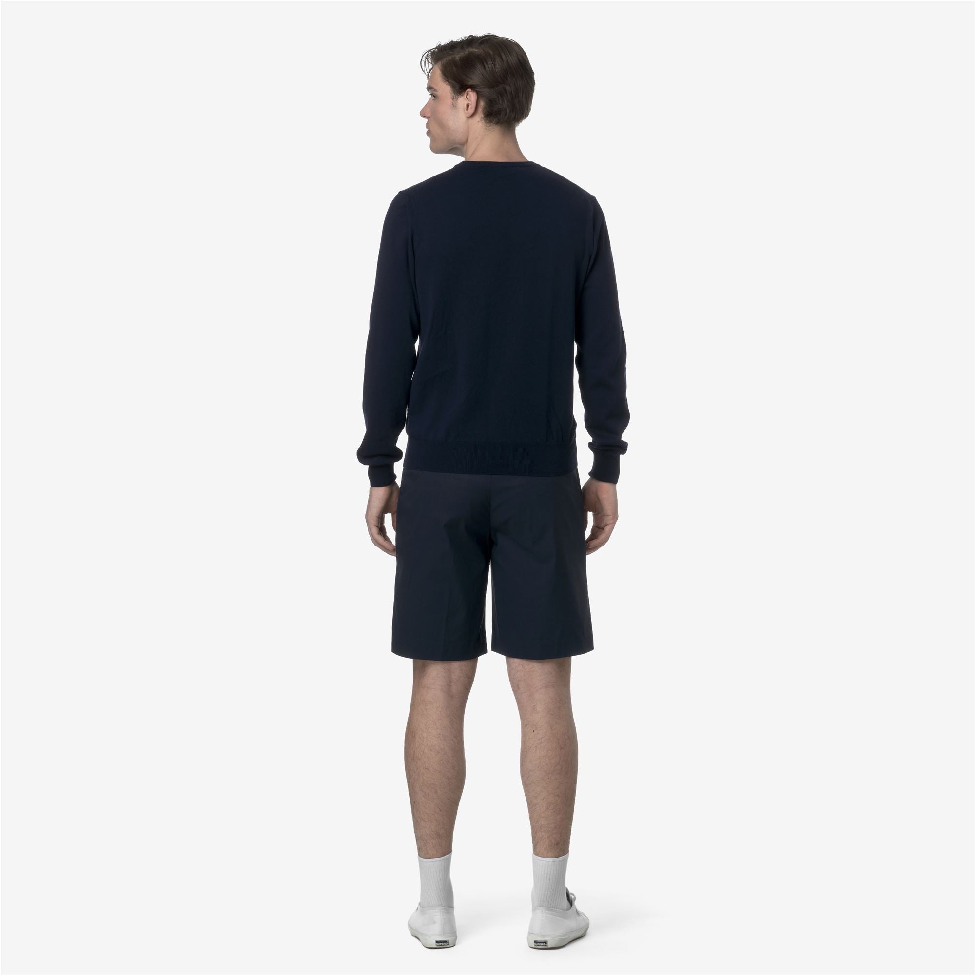 k-way-severe-twill-tech-short-chino-homme-blue-depth image 3