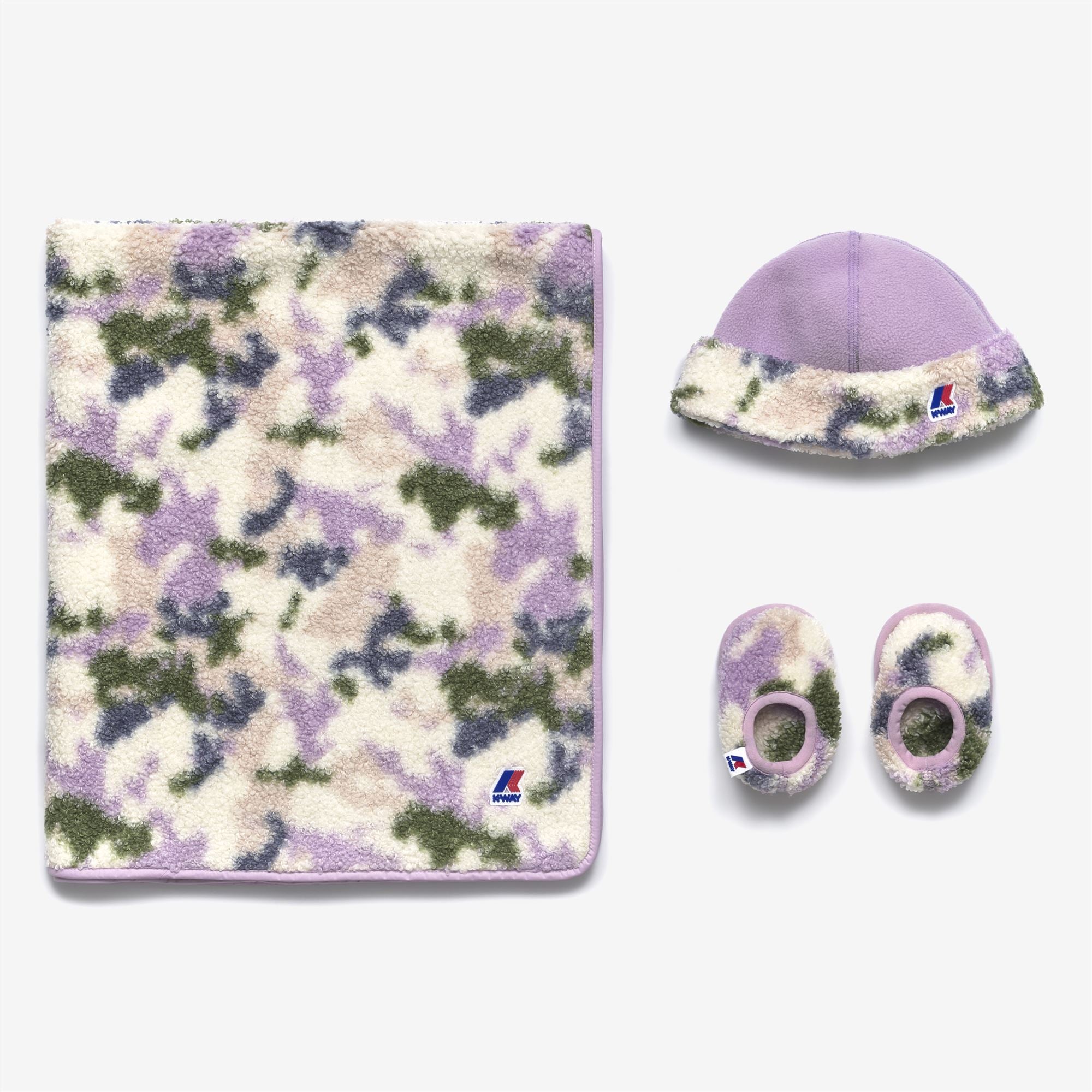 k-way-e-gift-set-polar-graphic-ensemble-enfant-violet-l-camo-girl-pink image 2