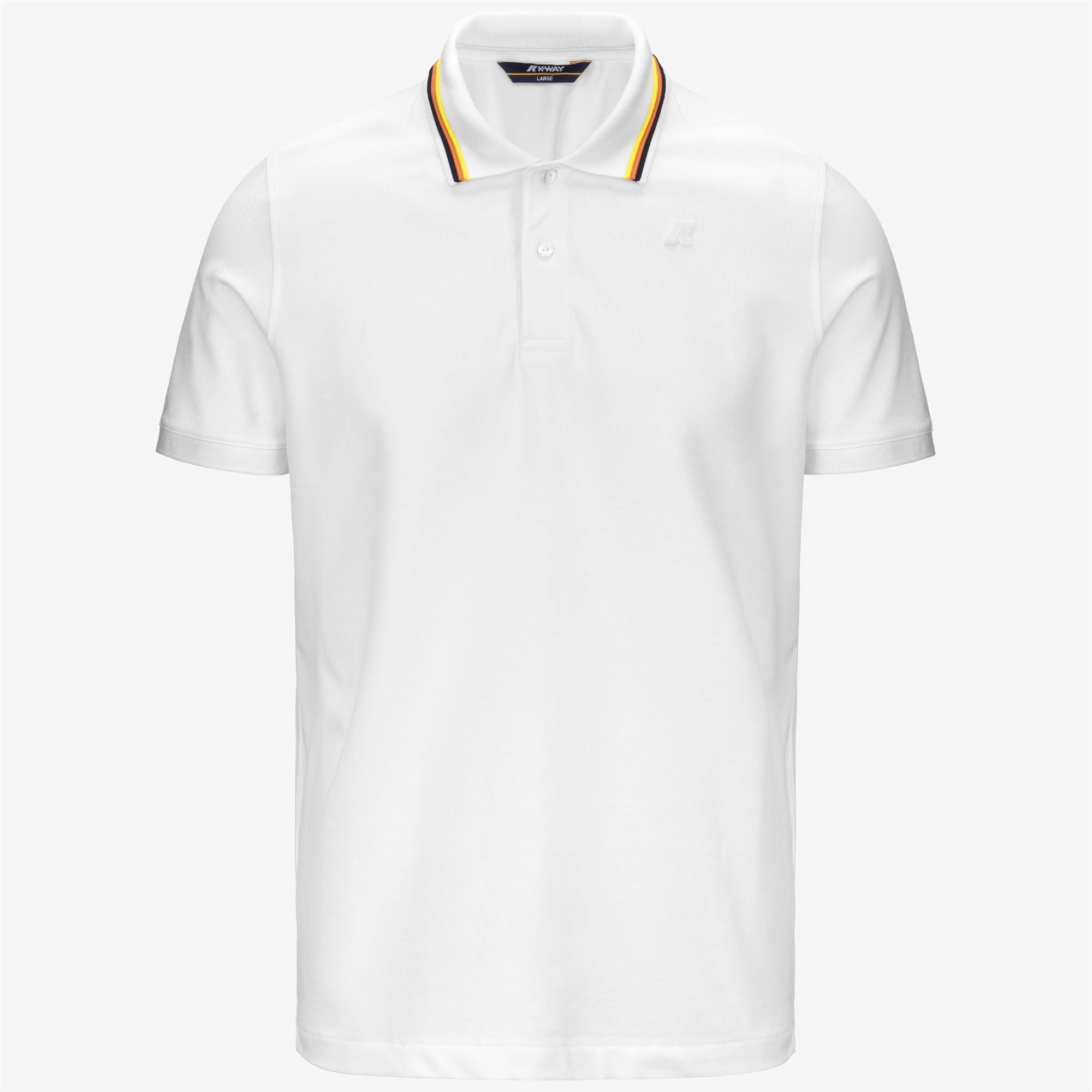 k-way-jud-pique-slim-polo-homme-white image 5
