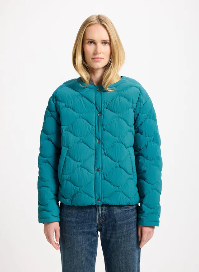 pyrenex-nacre-doudoune-l-g-re-femme-turquoise image 1