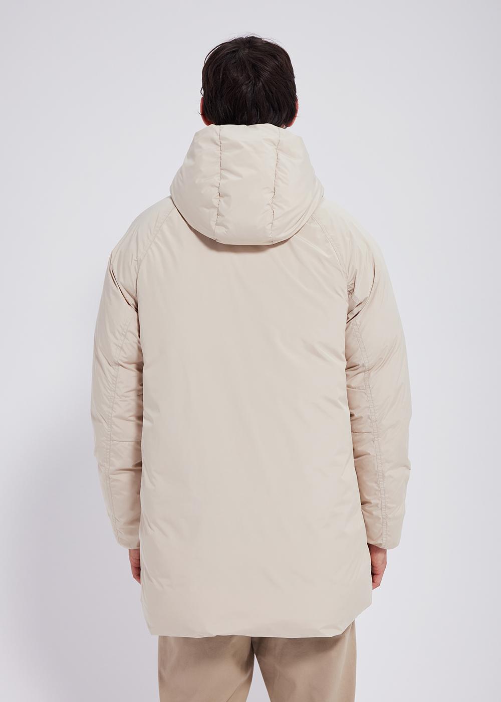 pyrenex-spark-parka-capuche-homme-en-duvet-brown-rice image 4