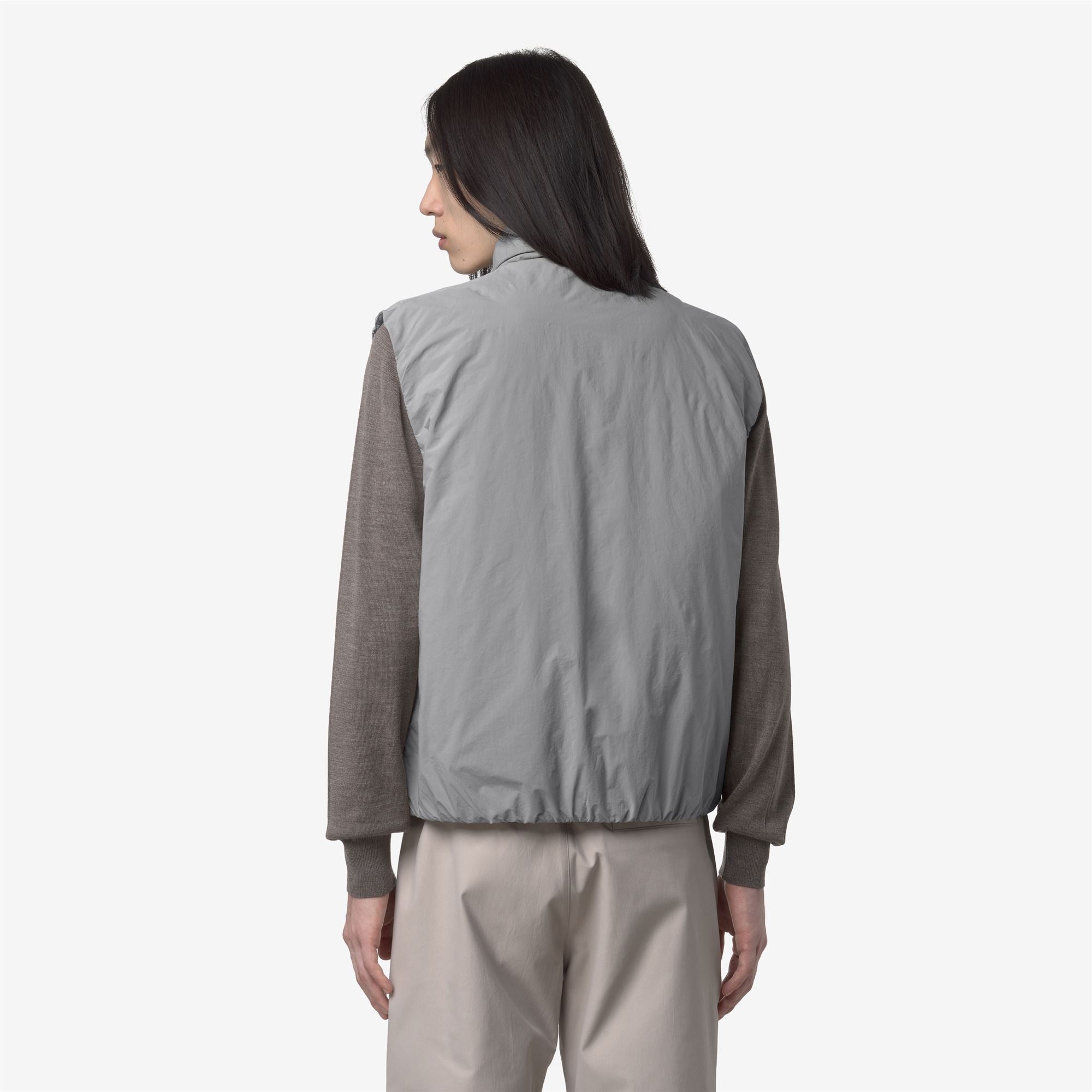 k-way-valen-plain-warm-gilet-sans-manches-homme-grey-frost image 3