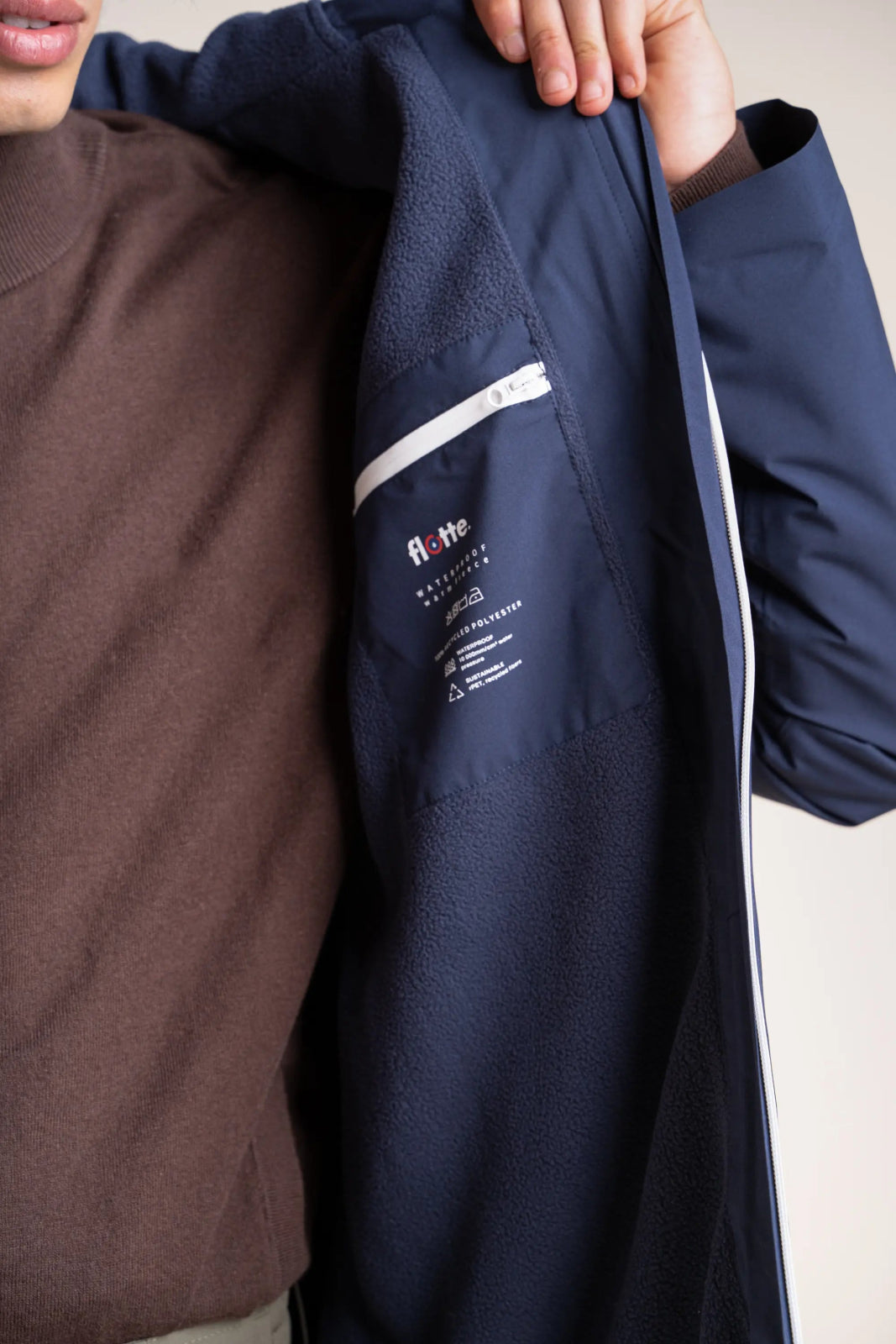 flotte-lazare-parka-courte-doubl-e-polaire-imperm-able image 6