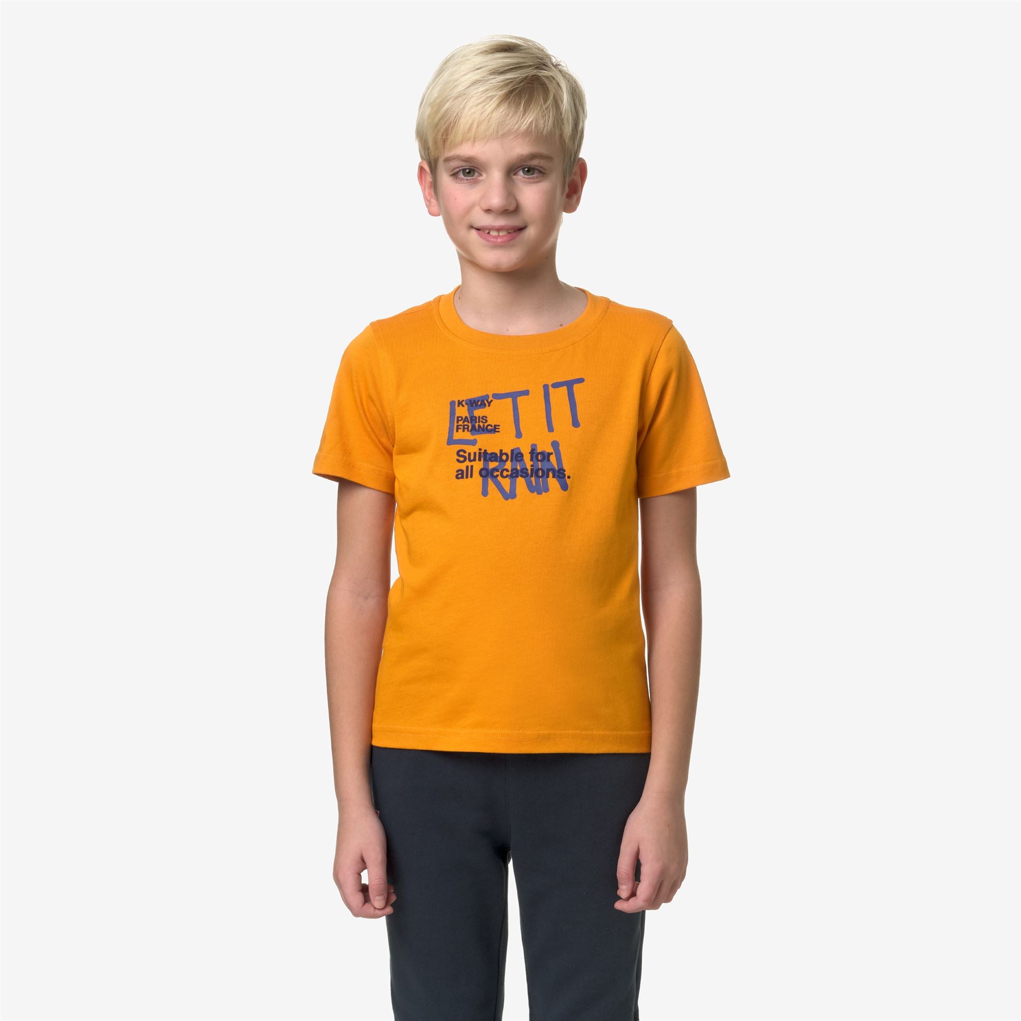 k-way-p-odom-let-it-rain-t-shirt-gar-on-orange-md image 1