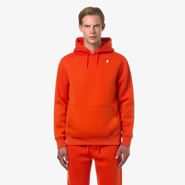 k-way-bernie-spacer-polaire-pull-over-homme-orange-pumpkin image 1