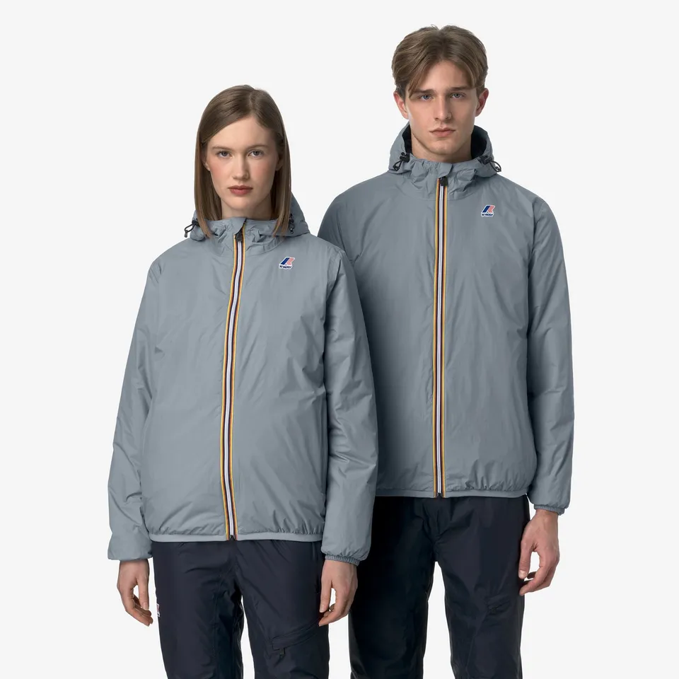 k-way-le-vrai-4-0-claude-warm-veste-mi-longue-unisexe-grey-md image 1