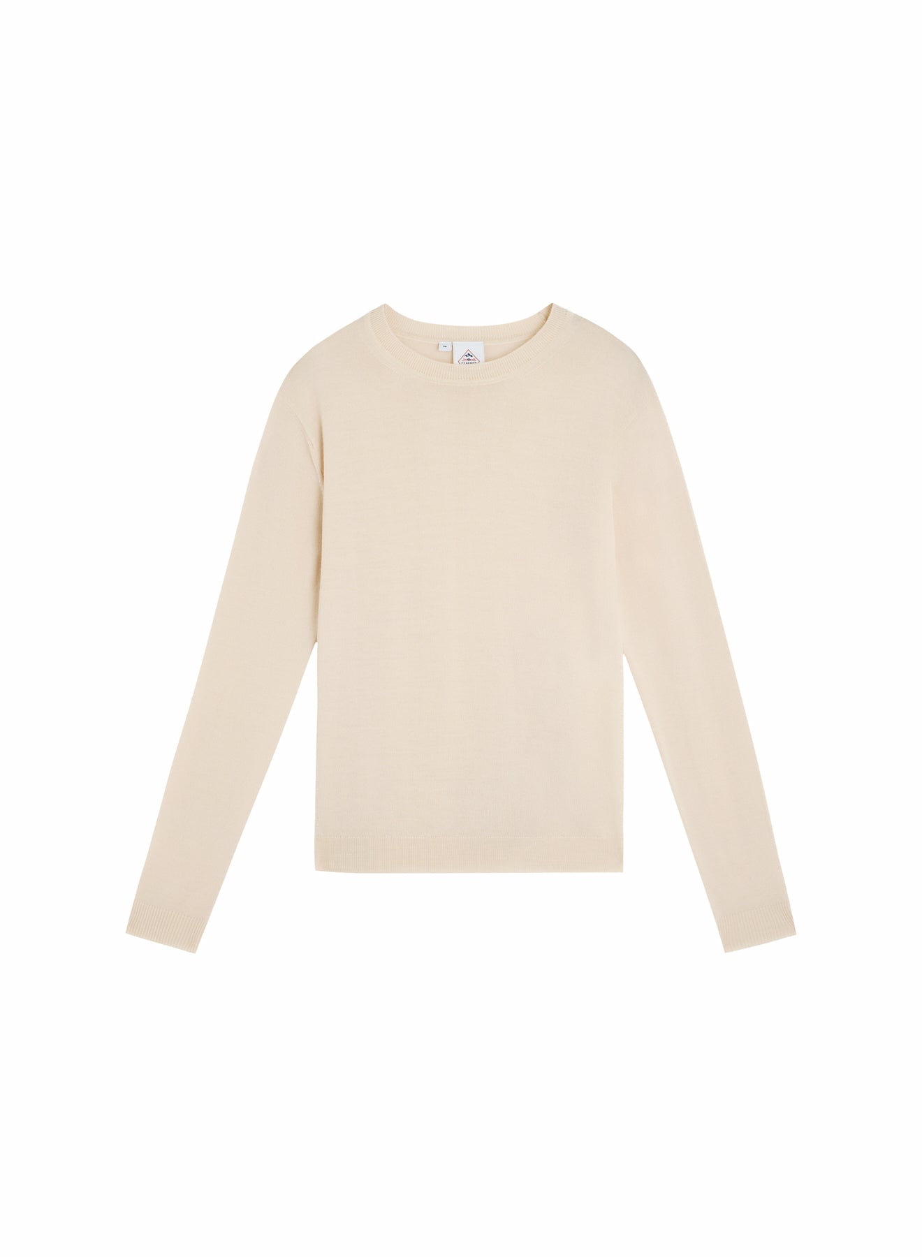 pull-fin-col-rond-en-laine-m-rinos-femme-pyrenex-mysig-cr-me image 5