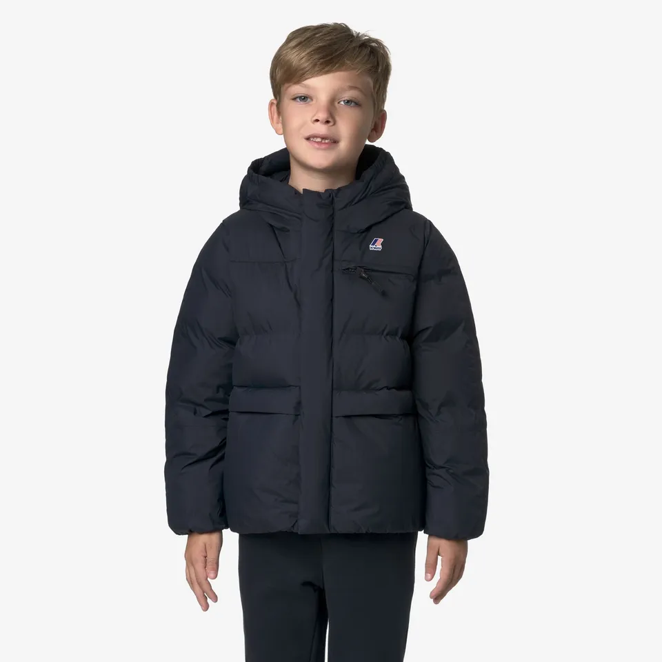 k-way-le-vrai-4-0-aurele-heavy-warm-doudoune-enfant-blue-depth image 1