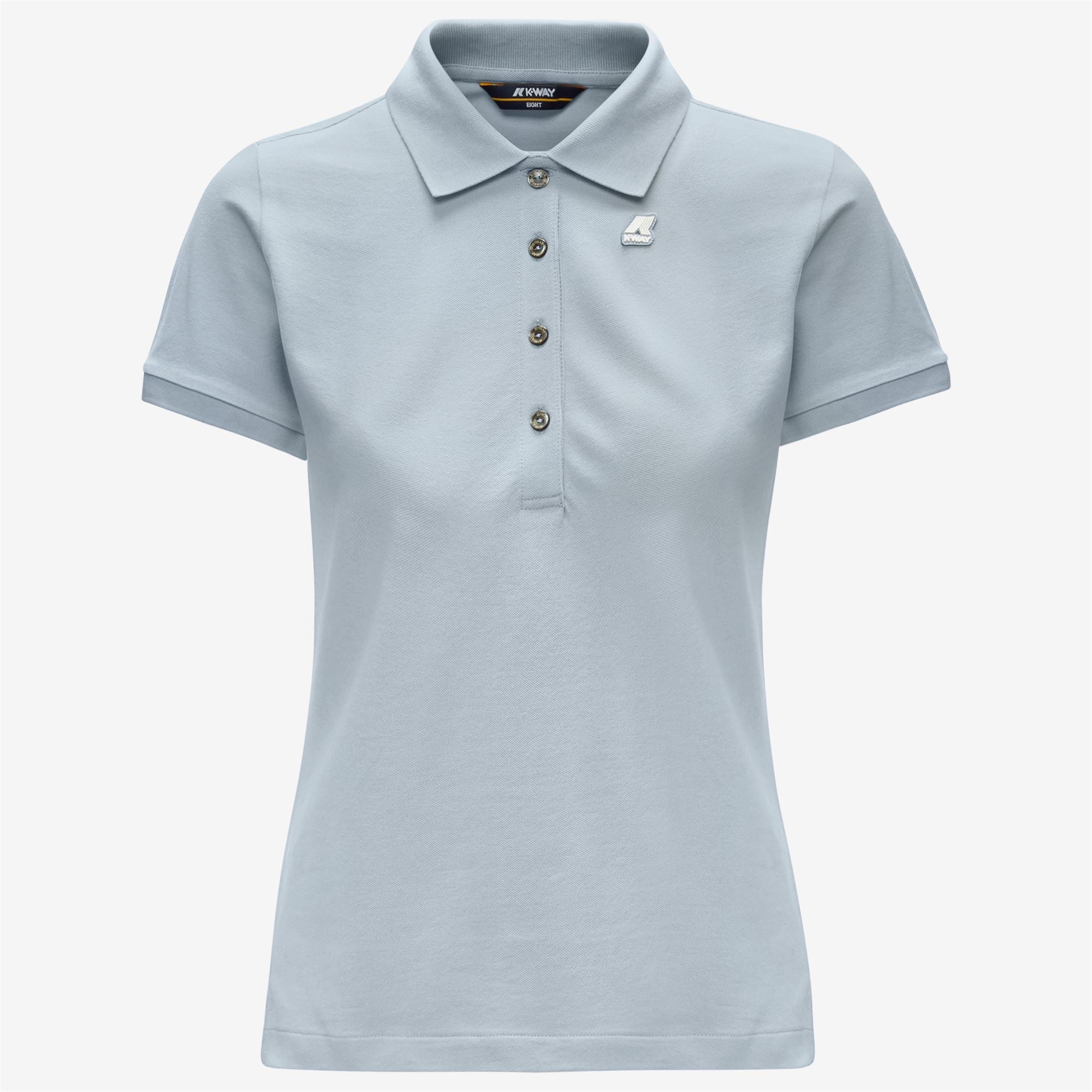 k-way-ali-polo-femme-azure-blizzard image 5