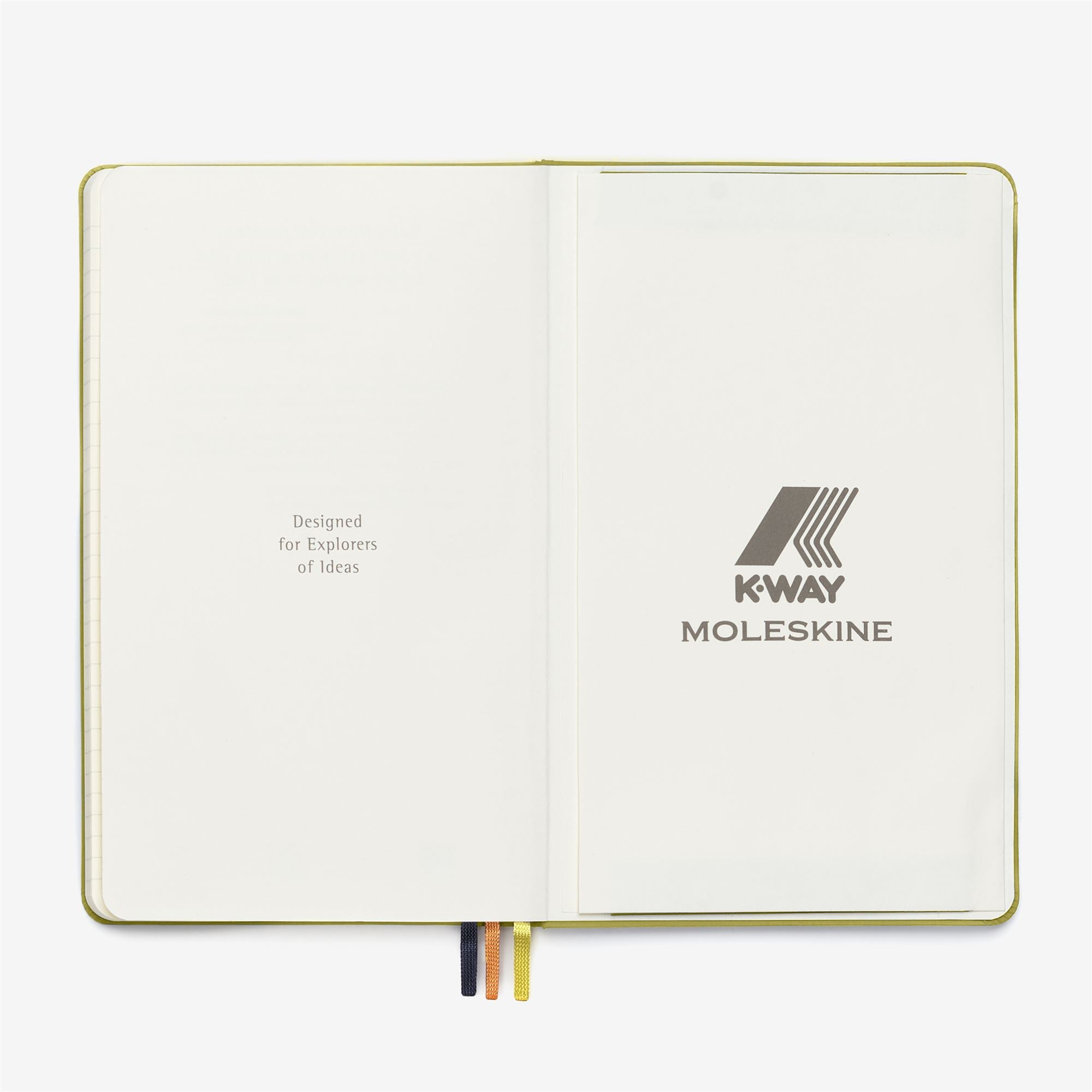 k-way-notebook-moleskine-for-k-way-cahier-unisexe-green-moss image 1