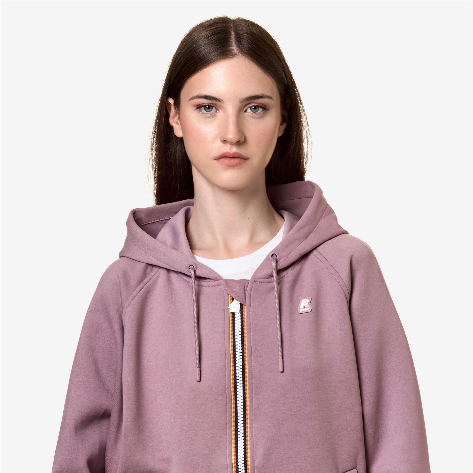 k-way-lydie-light-spacer-veste-polaire-femme-violet-dusty image 4