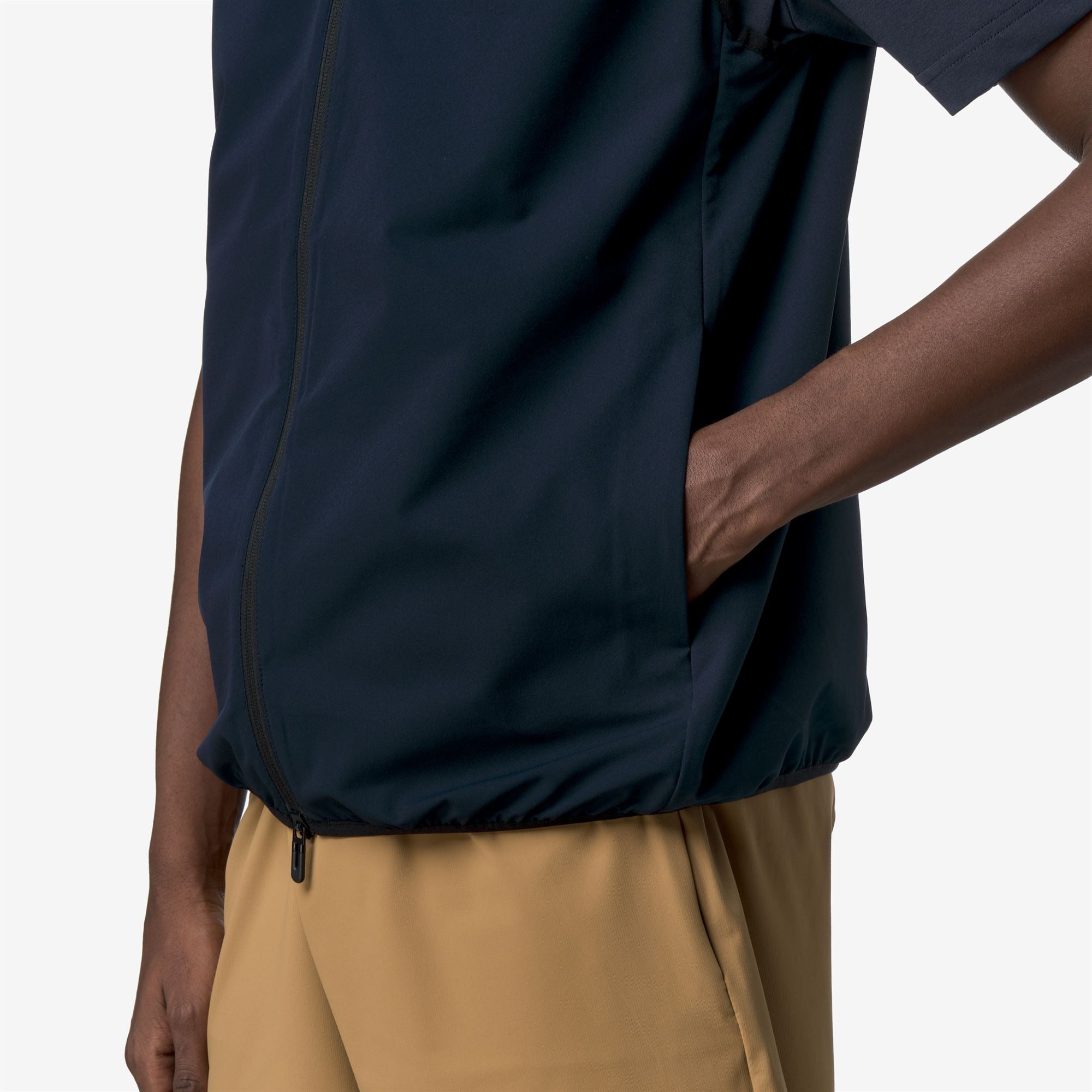 k-way-flaner-travel-gilet-polaire-unisexe-blue-depth image 4