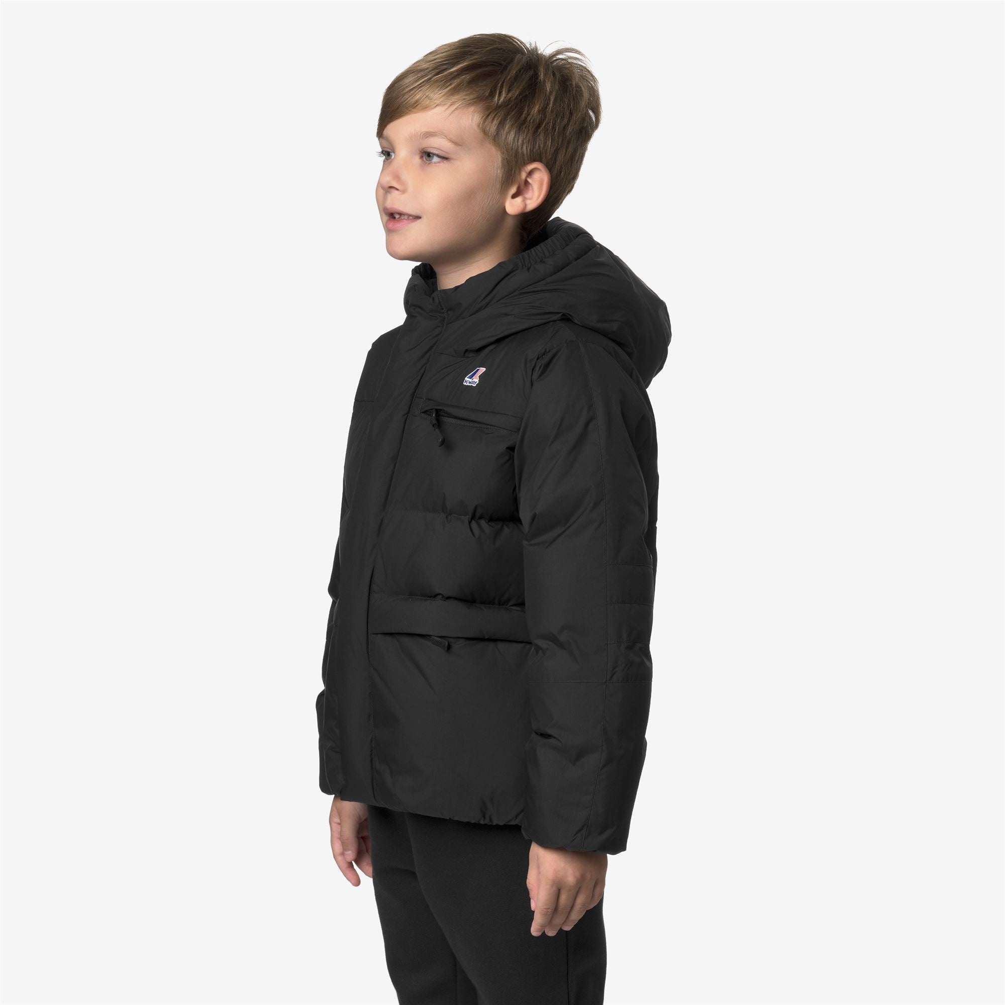 k-way-p-le-vrai-4-0-aurele-heavy-warm-doudoune-enfant-unisexe-black-pure image 2