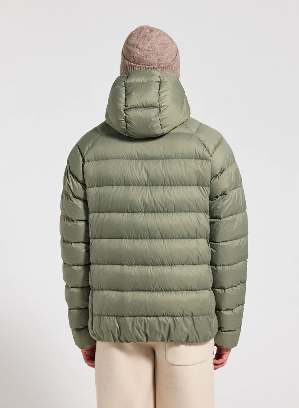 doudoune-capuche-homme-pyrenex-arial-kaki-clair image 4