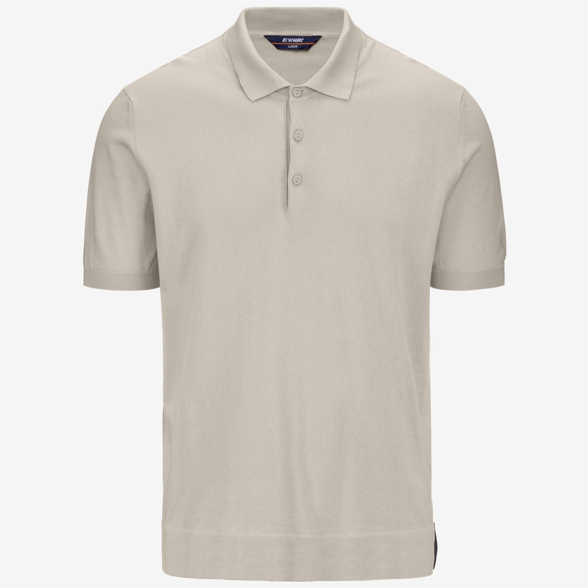k-way-pleyne-polo-maille-homme-beige-lt image 5