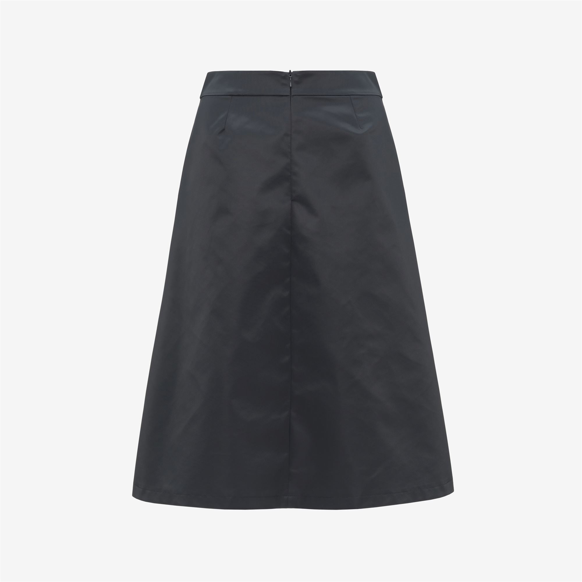 k-way-sherry-wool-shiny-twill-jupe-midi-femme-blue-night image 6