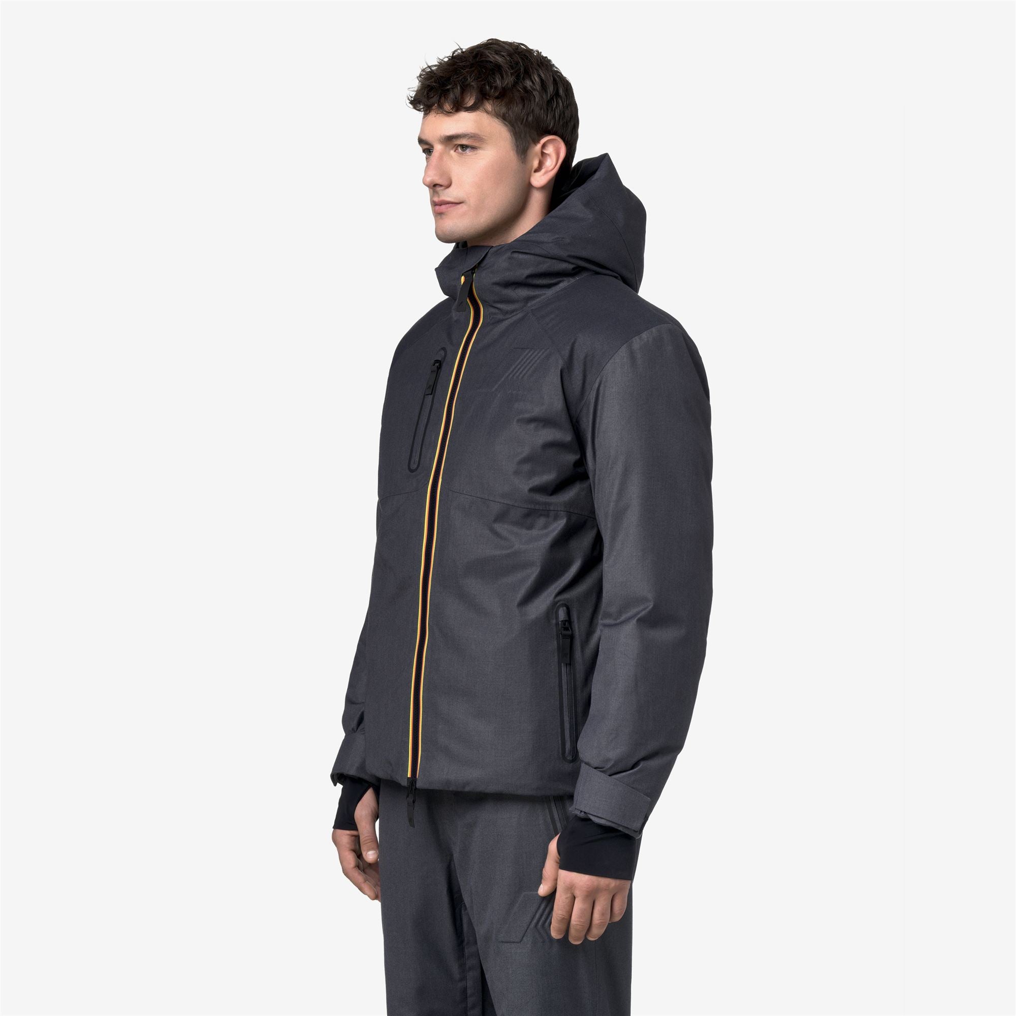 k-way-beaufortain-2l-veste-ski-homme-grey-grisaille image 2