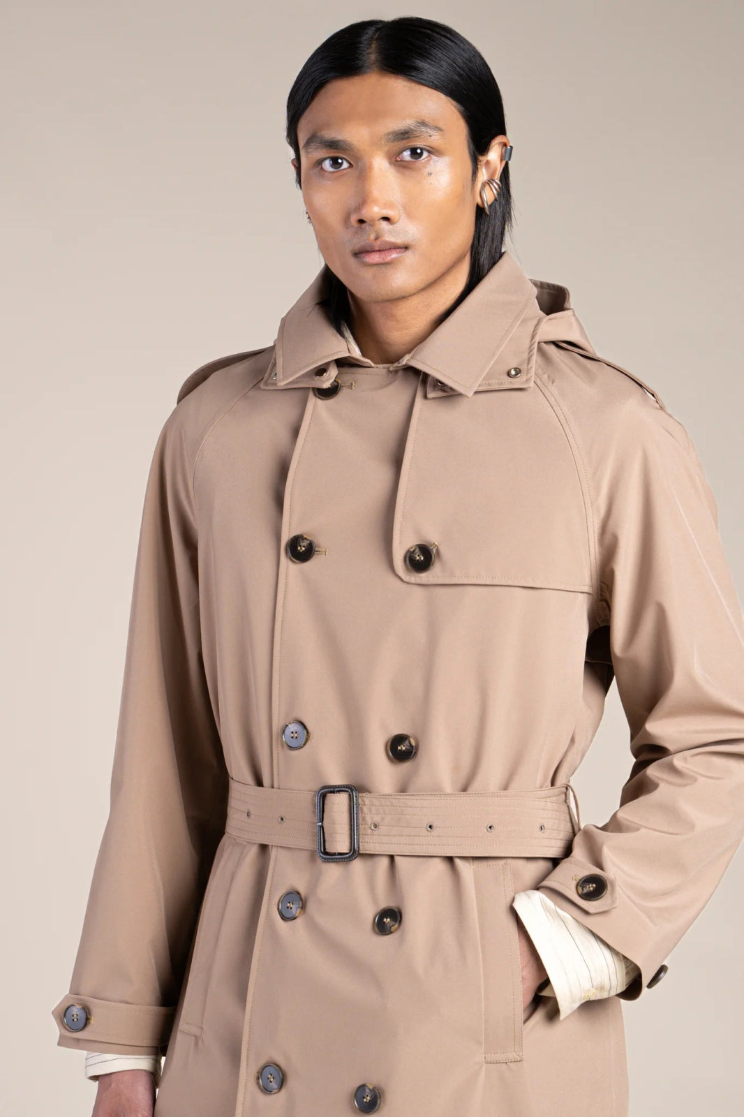 flotte-montaigne-trenchcoat-imperm-able-mi-long-beige-bleu image 7