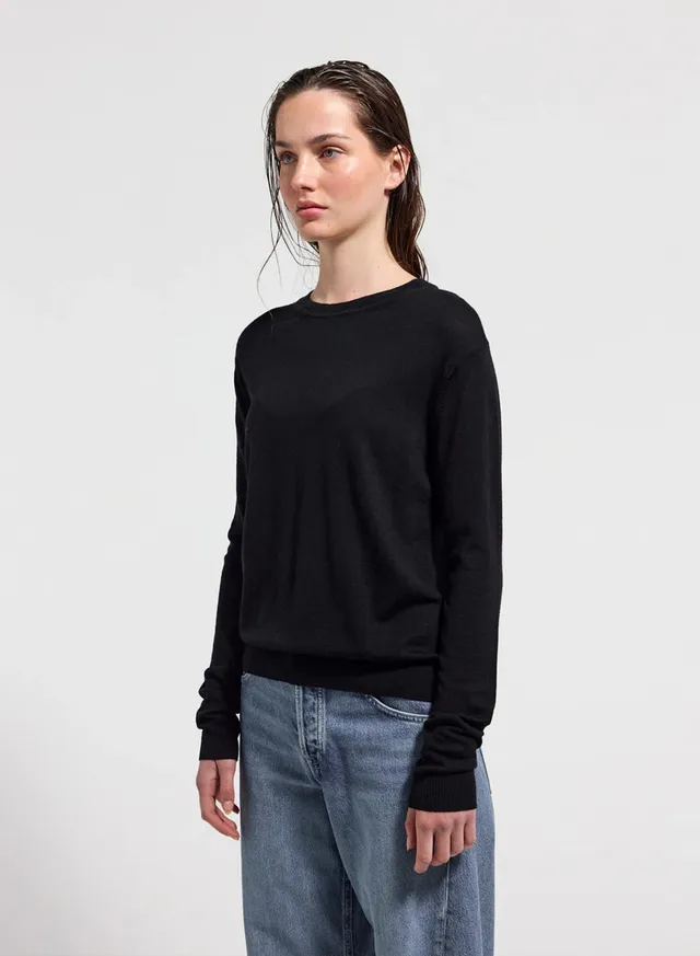 pull-fin-col-rond-femme-pyrenex-mysig-noir-en-laine-m-rinos image 1