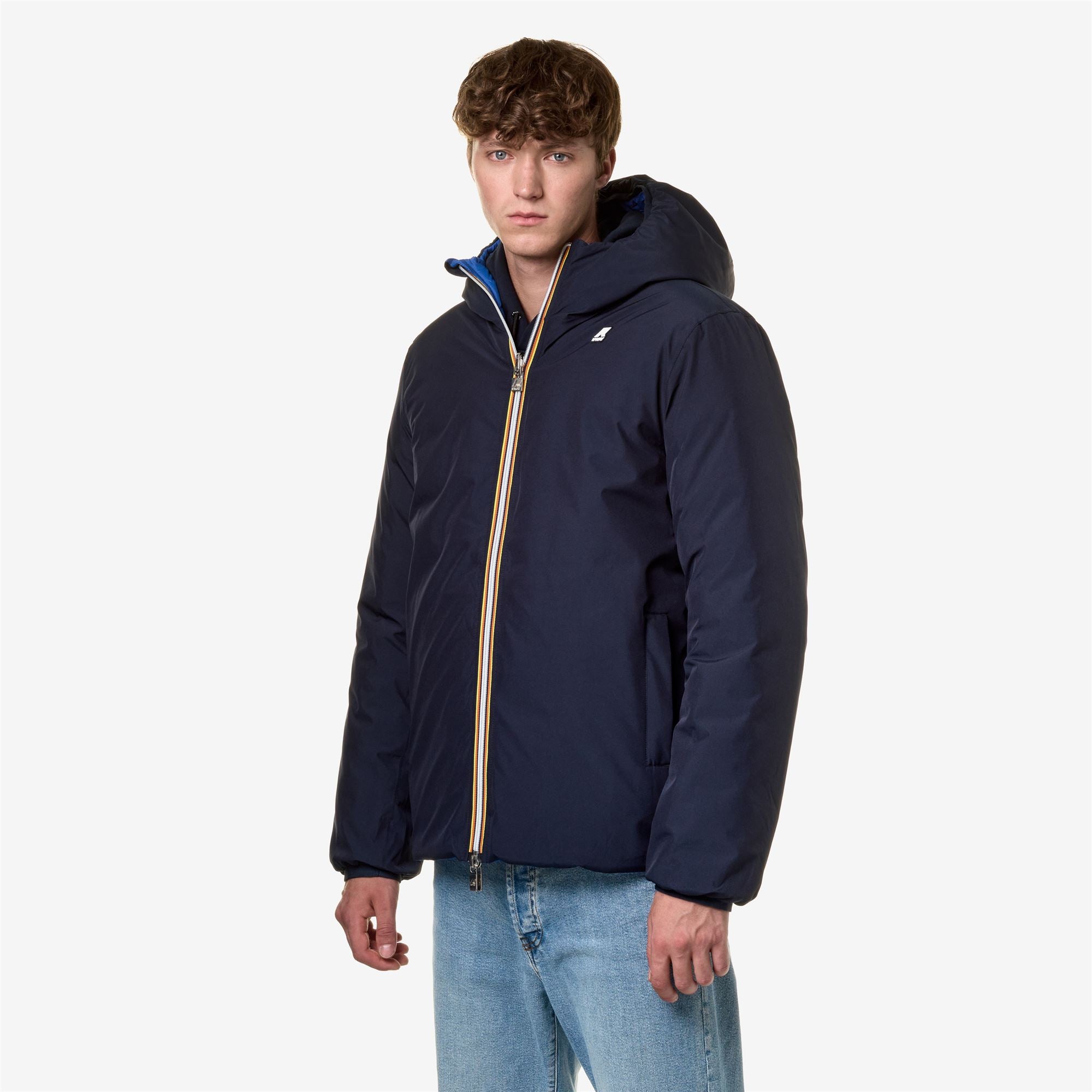 k-way-jack-st-thermo-double-veste-courte-homme-blue-d-blue-r image 2