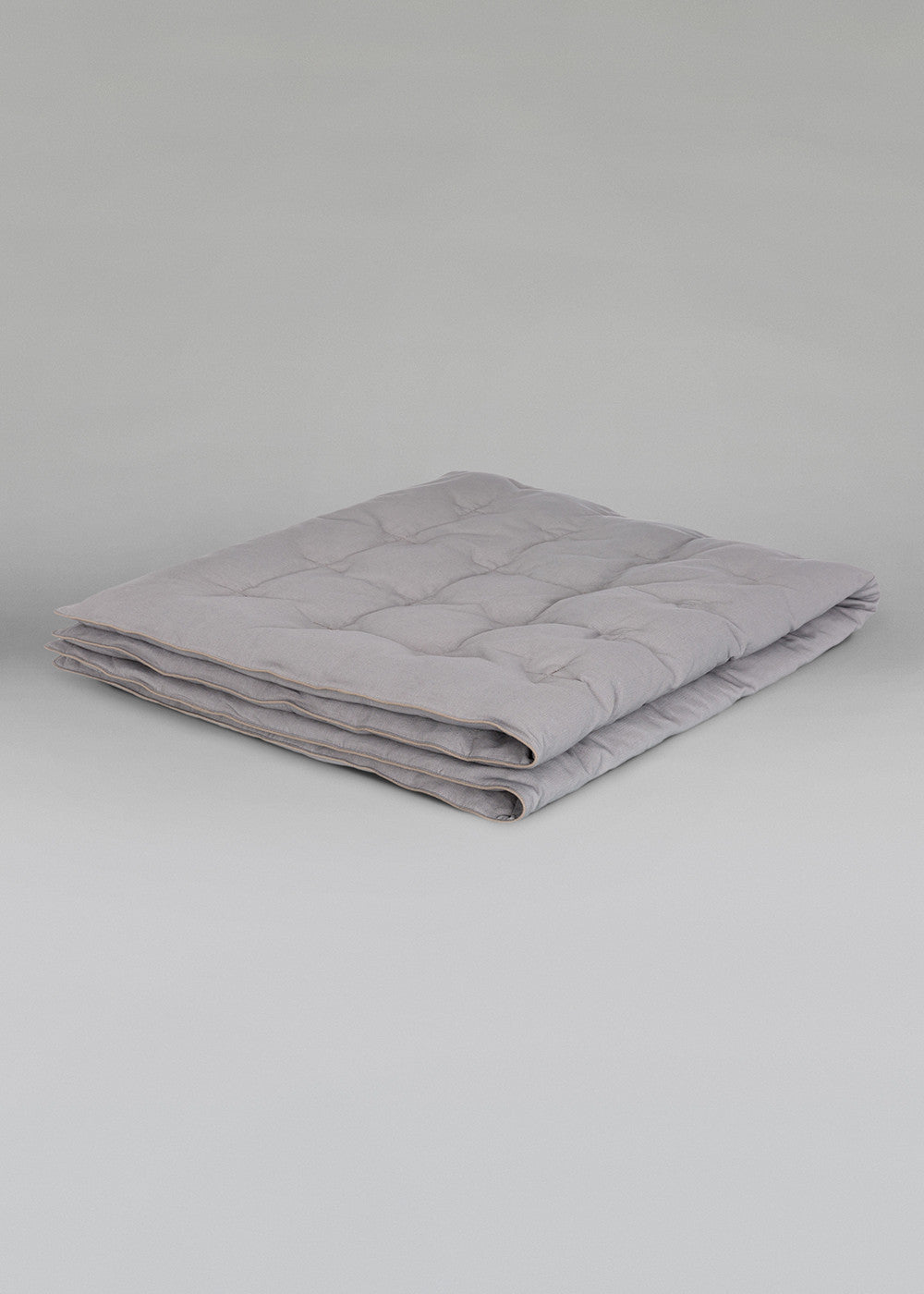 pyrenex-biarritz-plaid-bleu-gris-coton-lin image 1