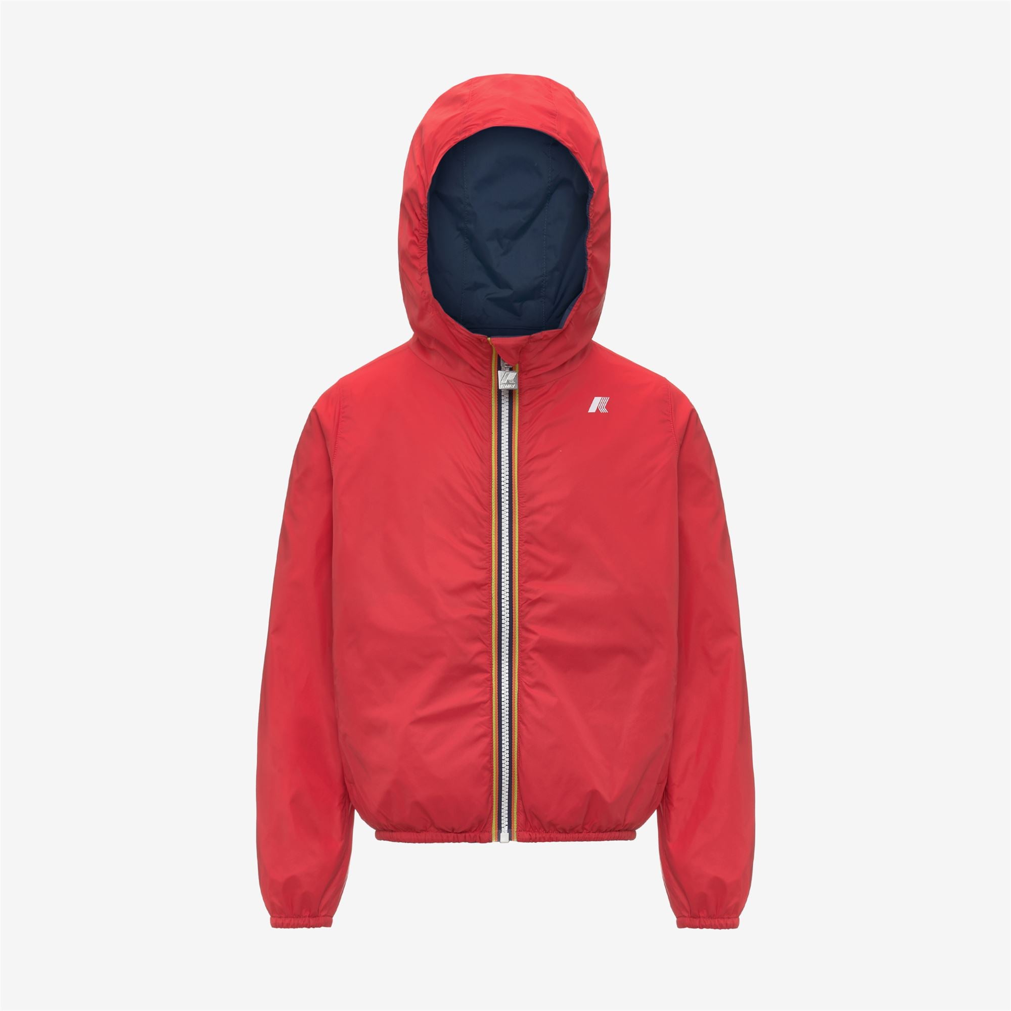 k-way-p-jake-plus-2-double-veste-r-versible-gar-on-blue-insignia-red-poppy image 6