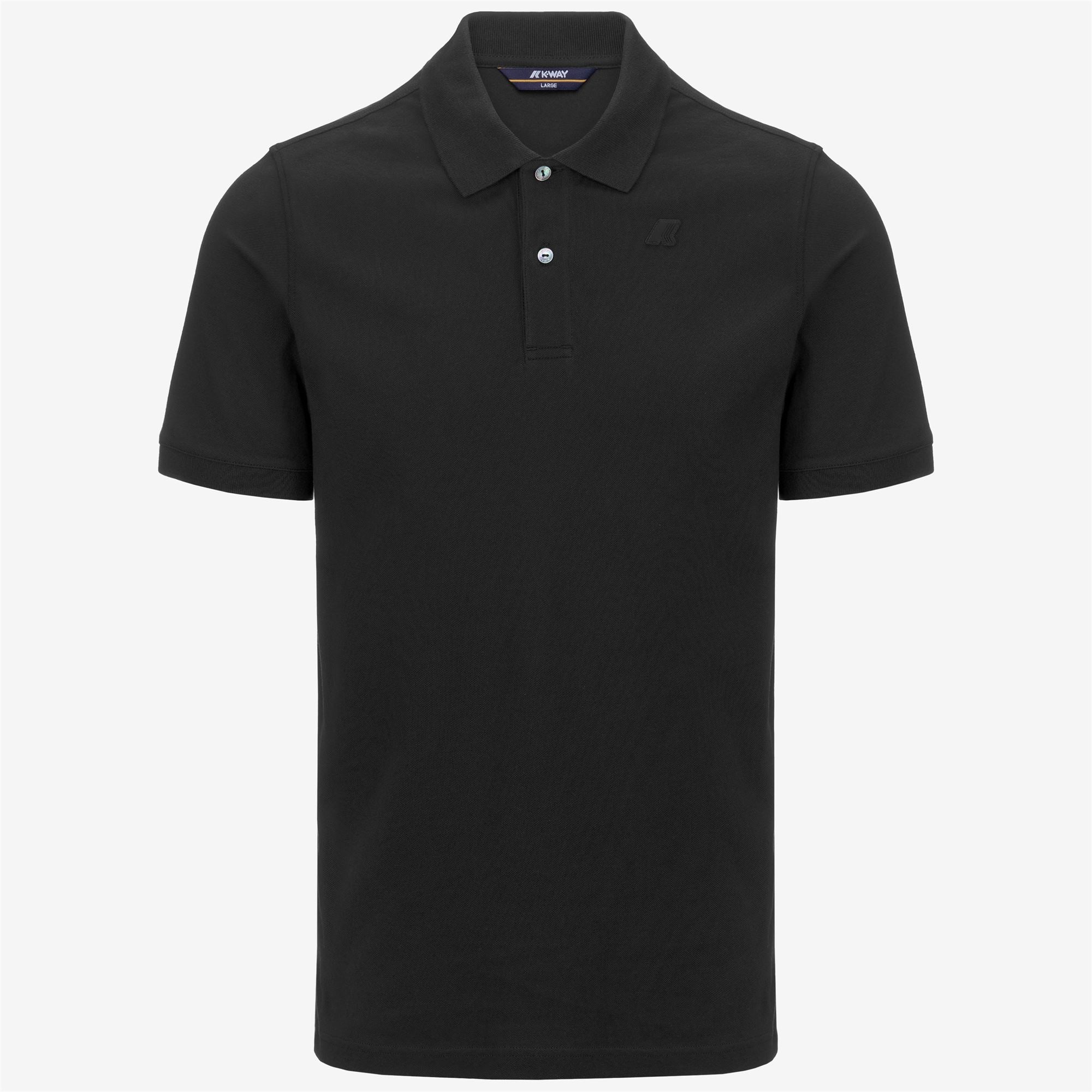 k-way-amedee-pique-slim-polo-homme-black-pure image 5