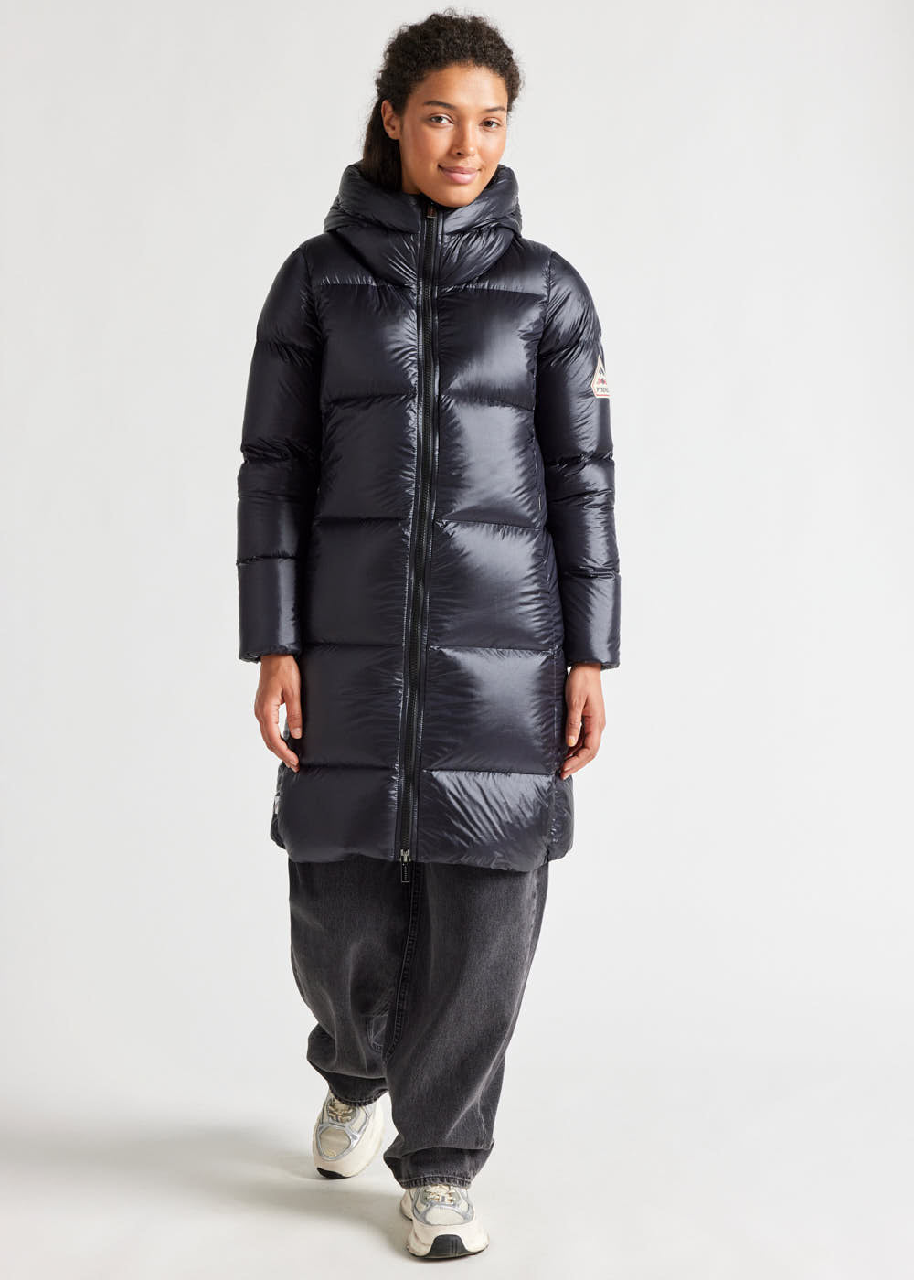 pyrenex-tamara-doudoune-longue-femme-black-capuche image 1