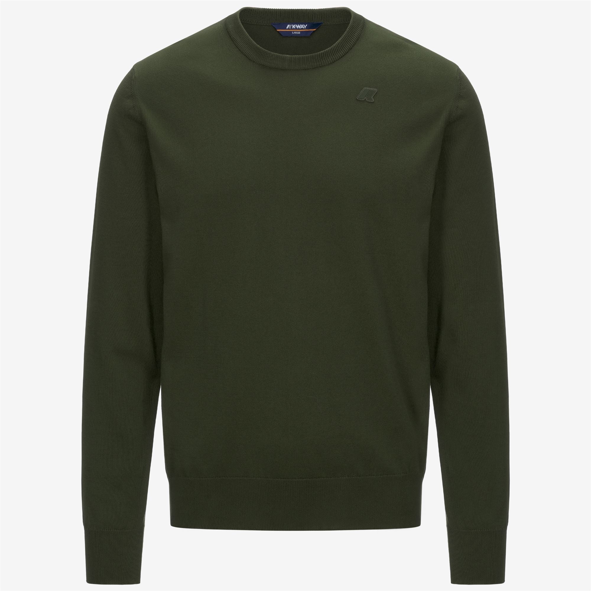k-way-sebastien-cotton-pull-over-homme-green-africa image 5