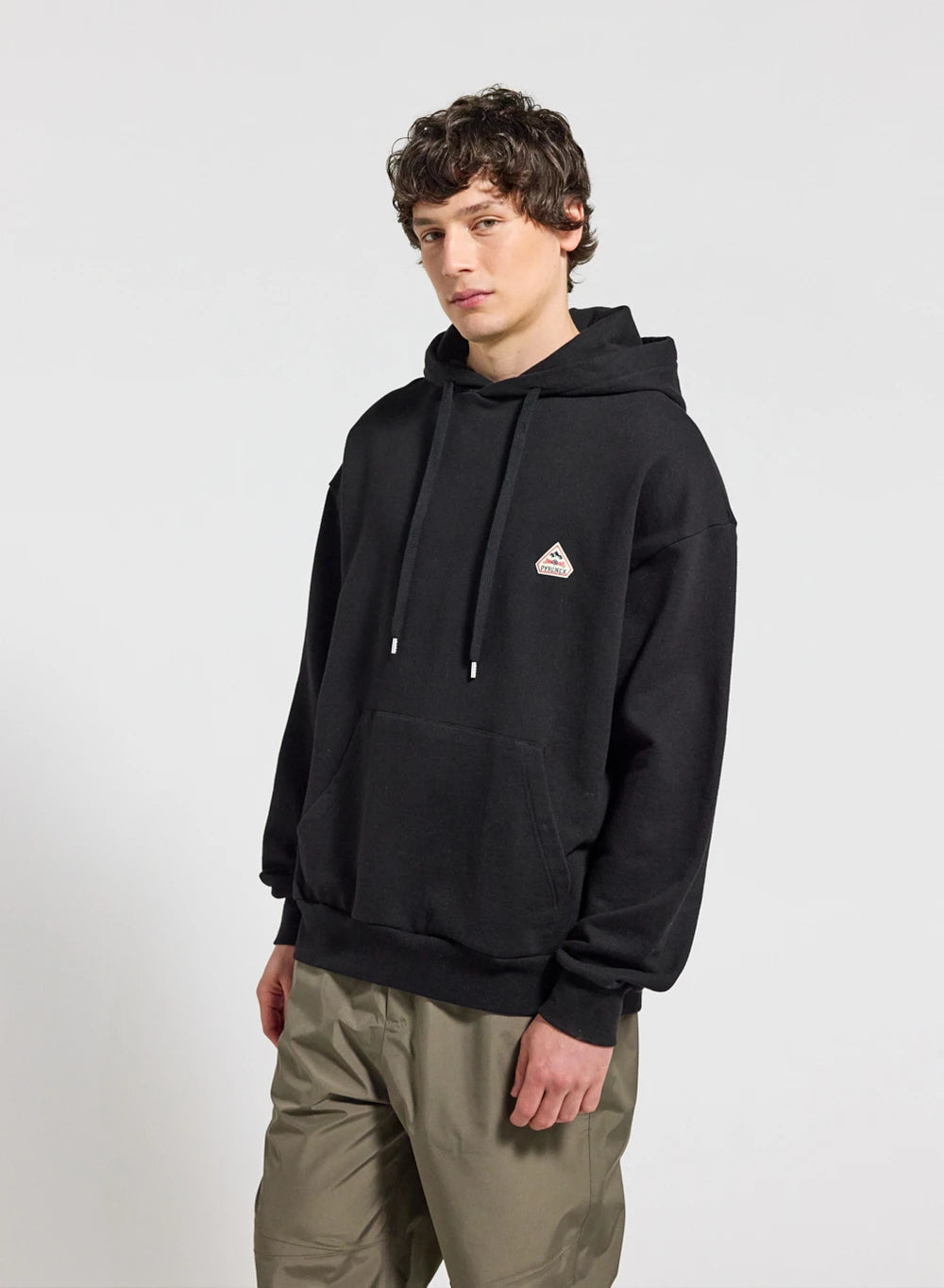 pyrenex-journey-sweat-capuche-coton-bio-noir image 1
