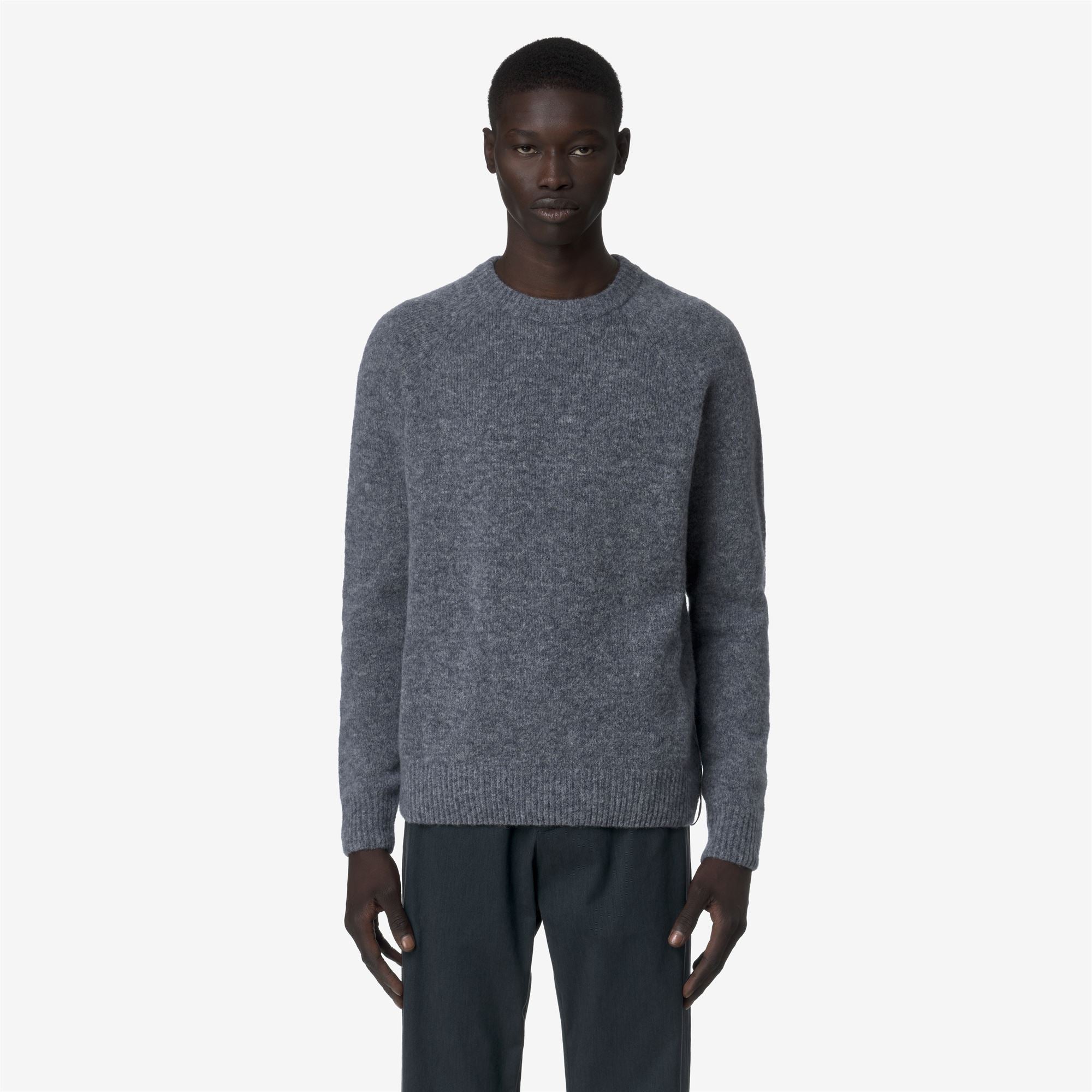 k-way-renoult-pull-col-rond-homme-blue-wild-mix image 1