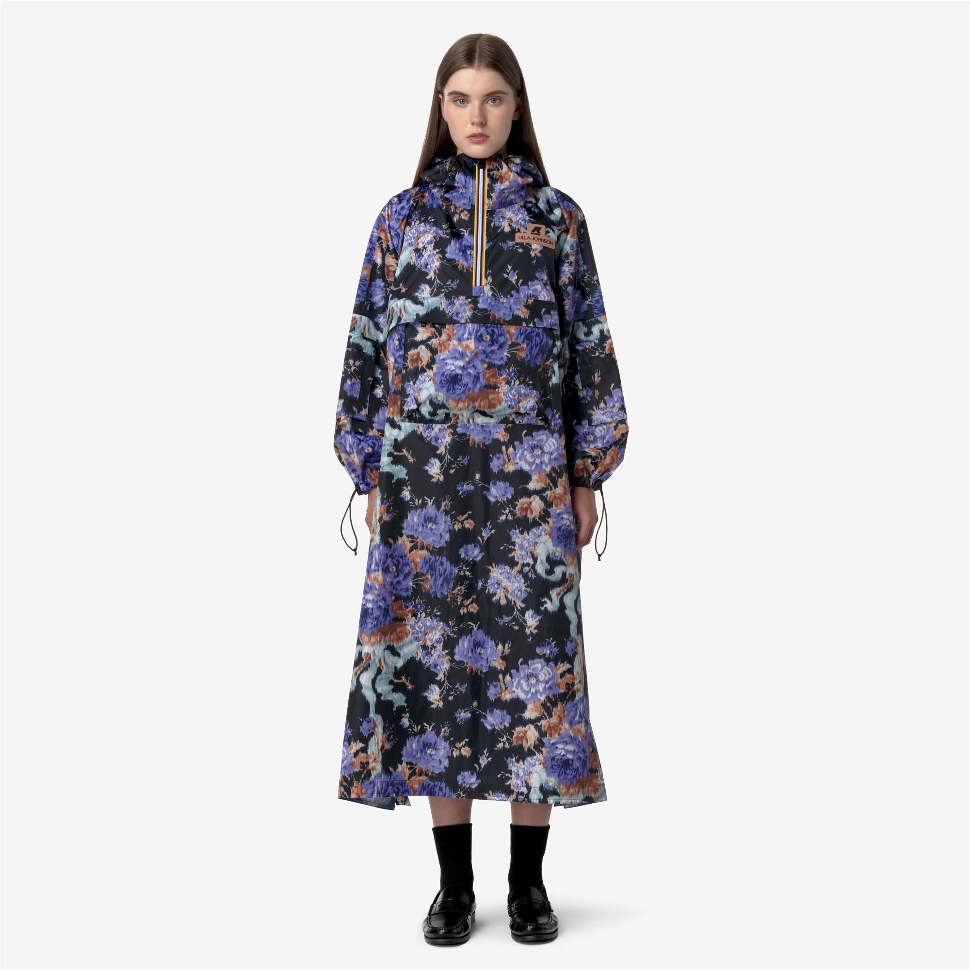 k-way-therel-graphic-uj-poncho-unisexe-cobalt image 6
