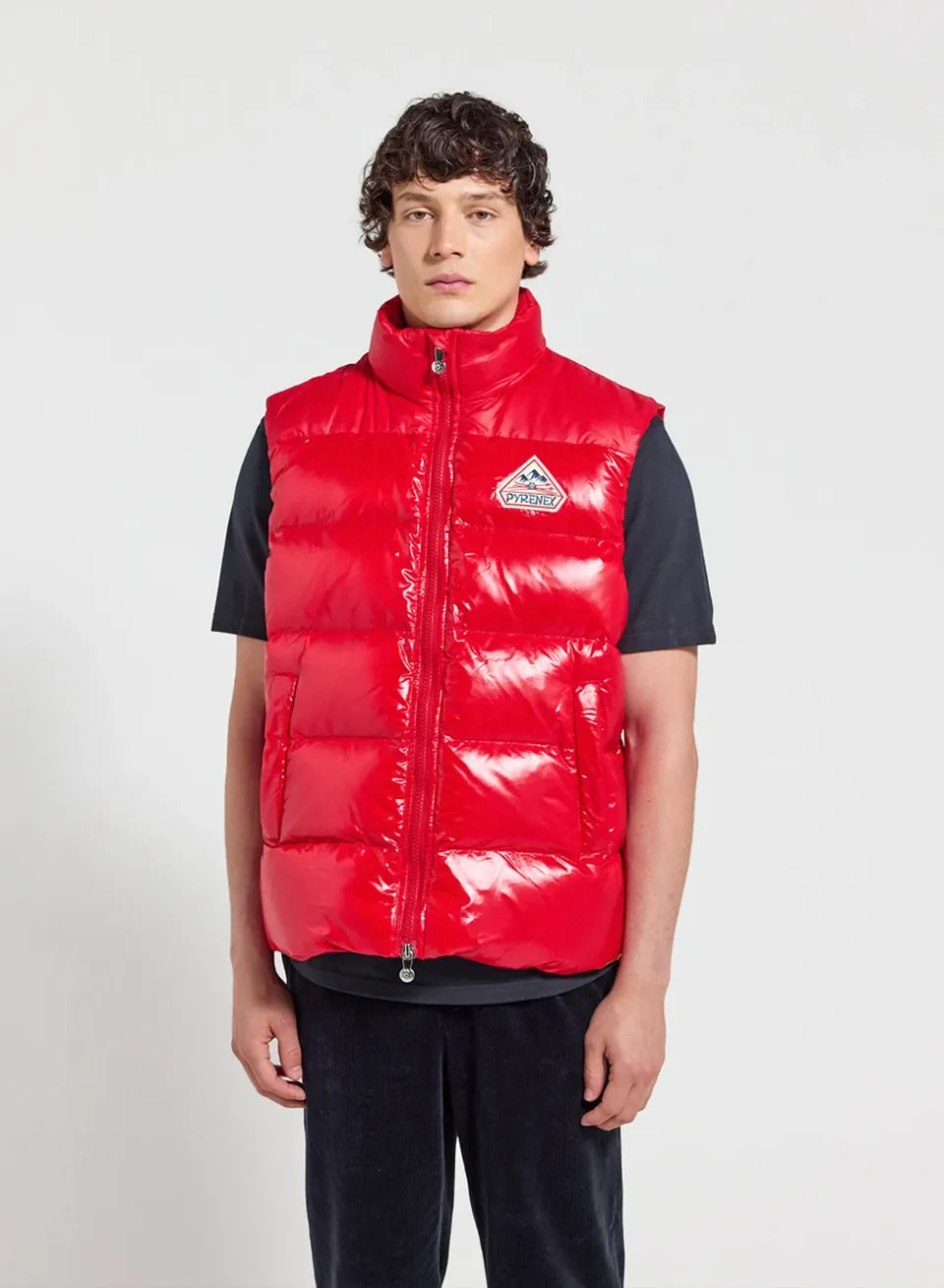 pyrenex-john-gilet-doudoune-sans-manches-unisexe-rouge image 1
