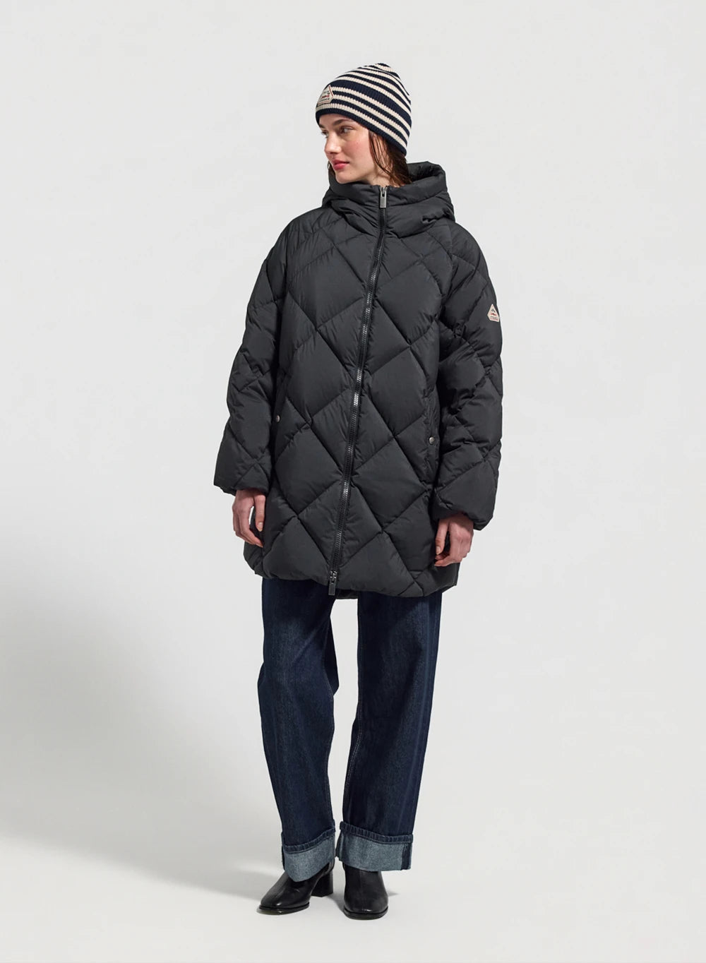 pyrenex-adele-parka-doudoune-longue-femme-noire image 2