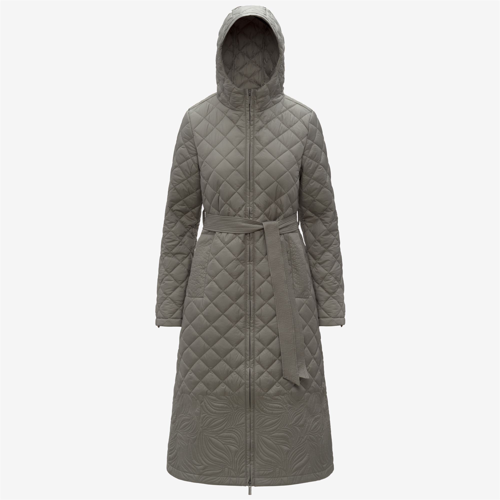 k-way-adelaid-premium-warm-veste-longue-matelass-e-femme-green-oak image 5
