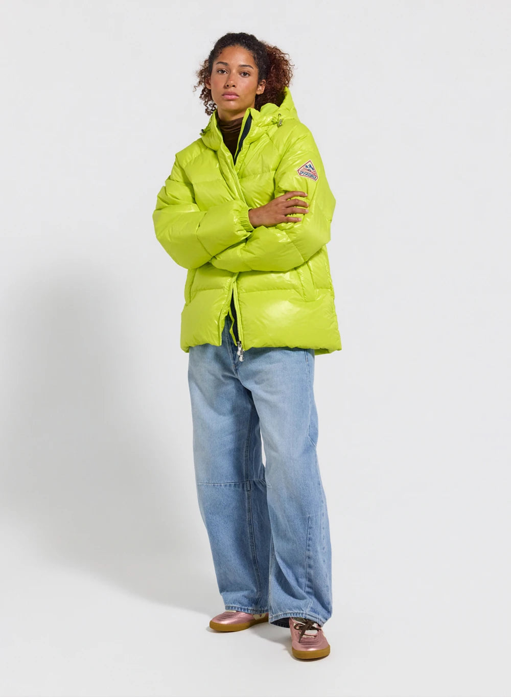 doudoune-unisexe-capuche-pyrenex-sten-jaune image 3