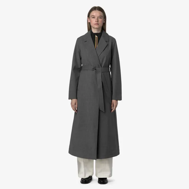 k-way-jorance-3l-wool-manteau-long-femme-grey-shadow-dk-grisaille image 1