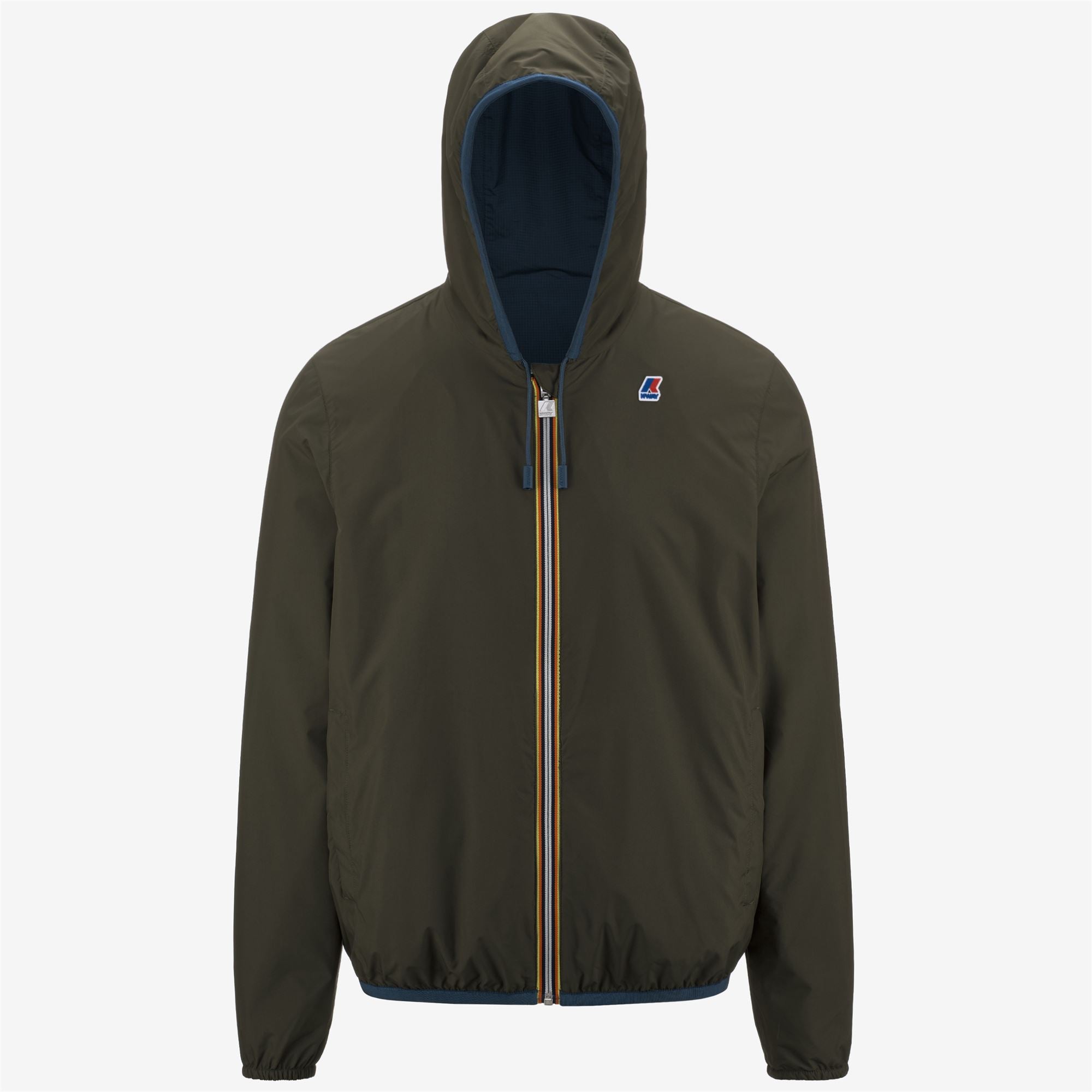 k-way-jacques-double-ripstop-veste-r-versible-homme-bleu image 2
