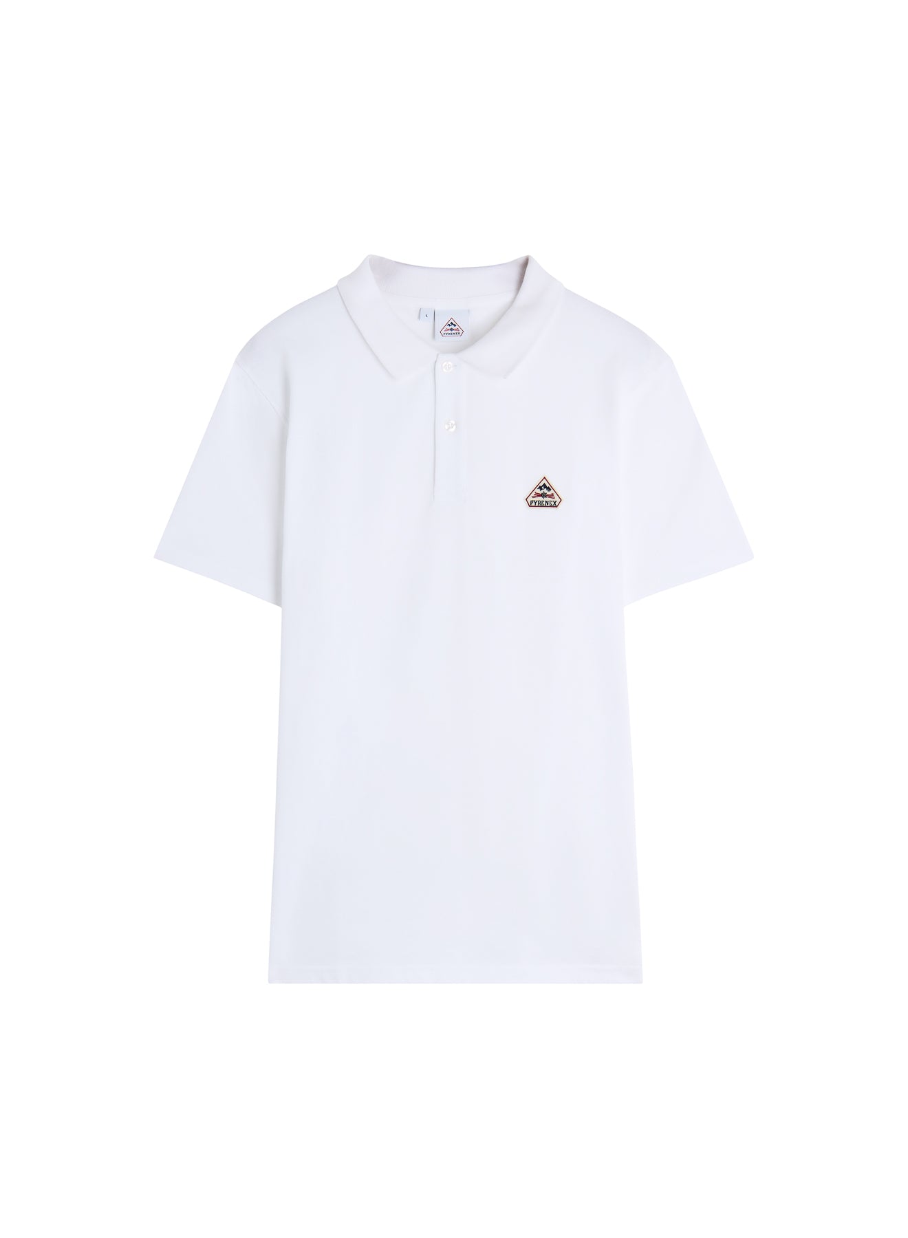pyrenex-cobalt-polo-homme-coton-bio-blanc image 6