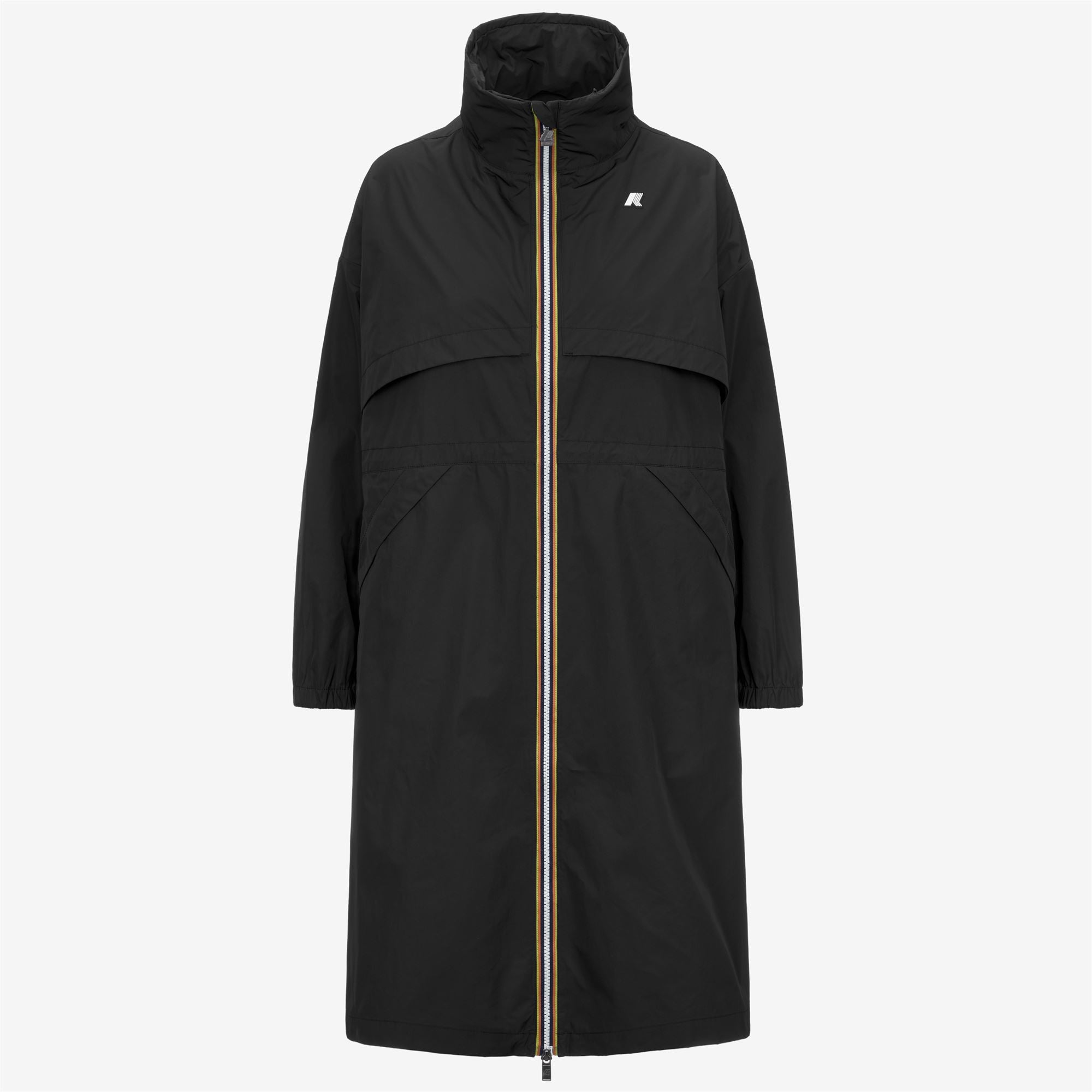 k-way-aube-memory-touch-veste-longue-femme-black-pure image 5