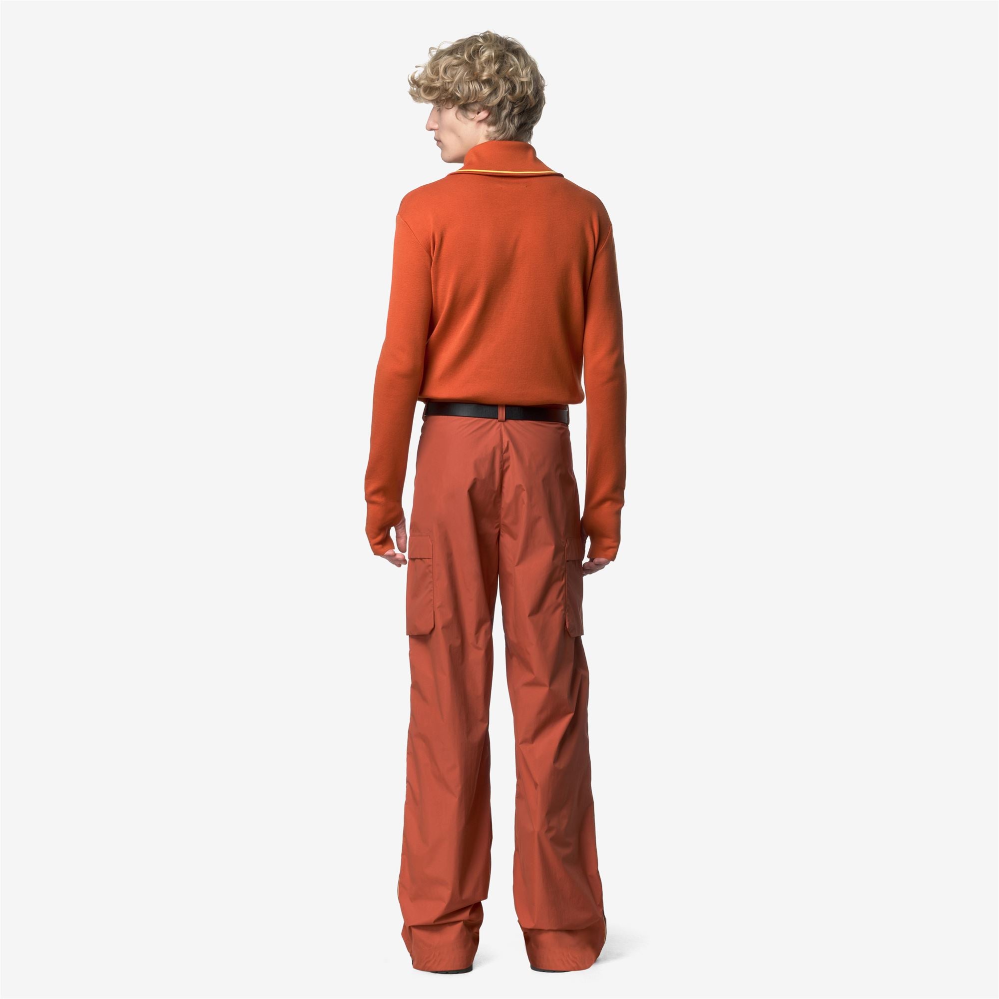 k-way-4-0-3l-tamey-pantalon-cargo-homme-orange-rusting image 3