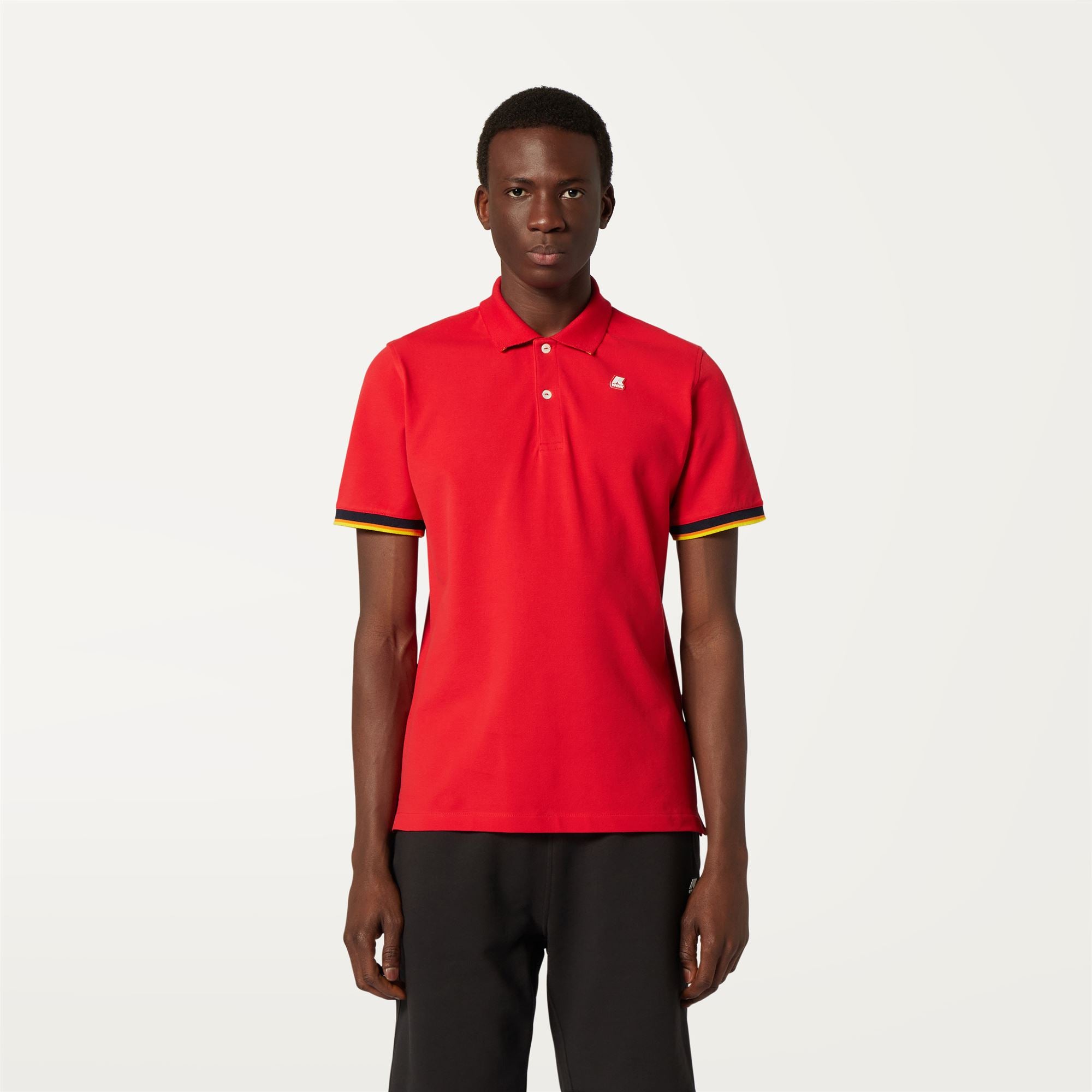 k-way-vincent-polo-homme-red image 1