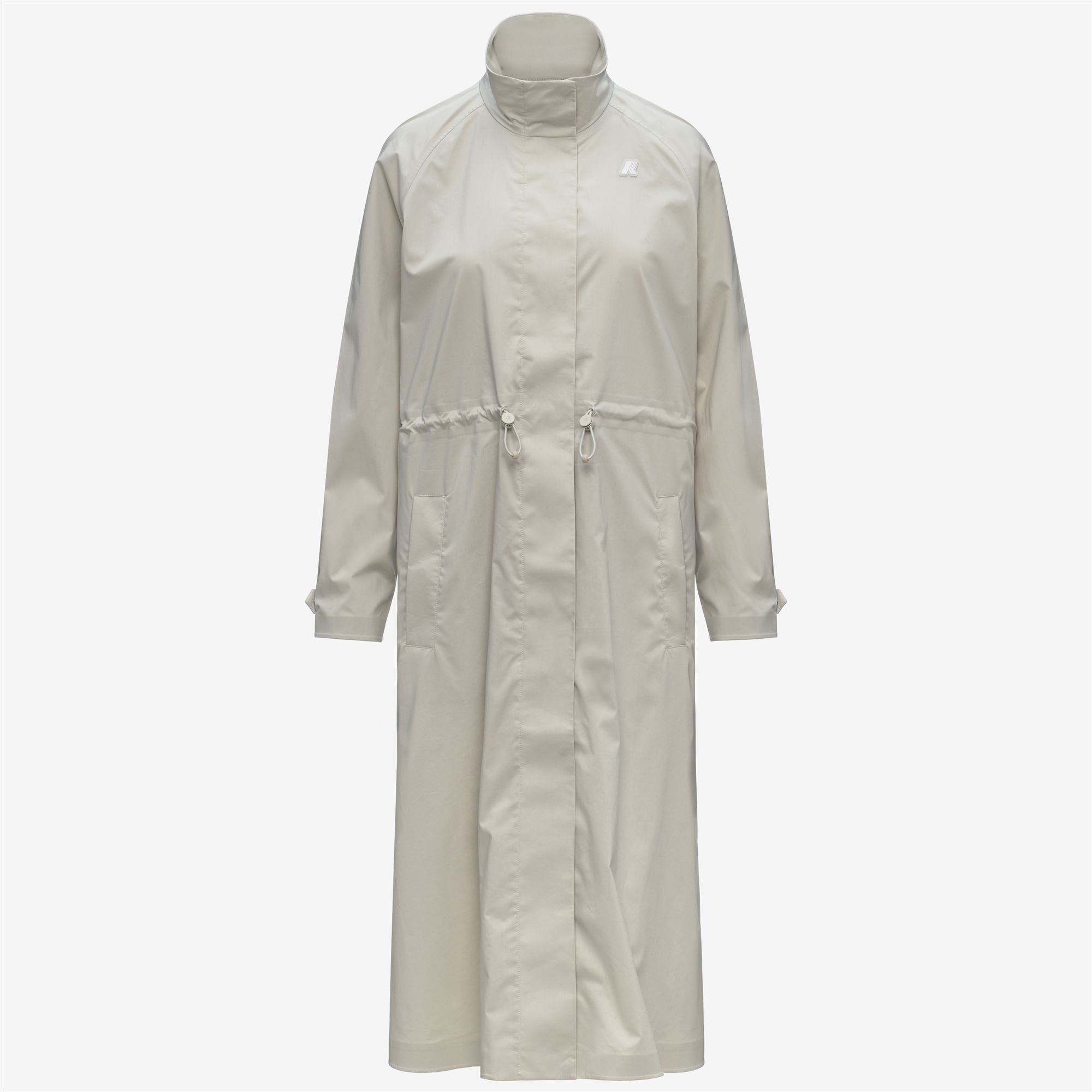 k-way-barbrein-cotton-3layers-manteau-long-femme-beige-lt image 5