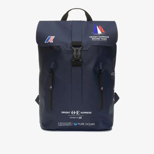 k-way-hyeres-orient-express-team-ac-sac-dos-unisexe-blue-dress image 1