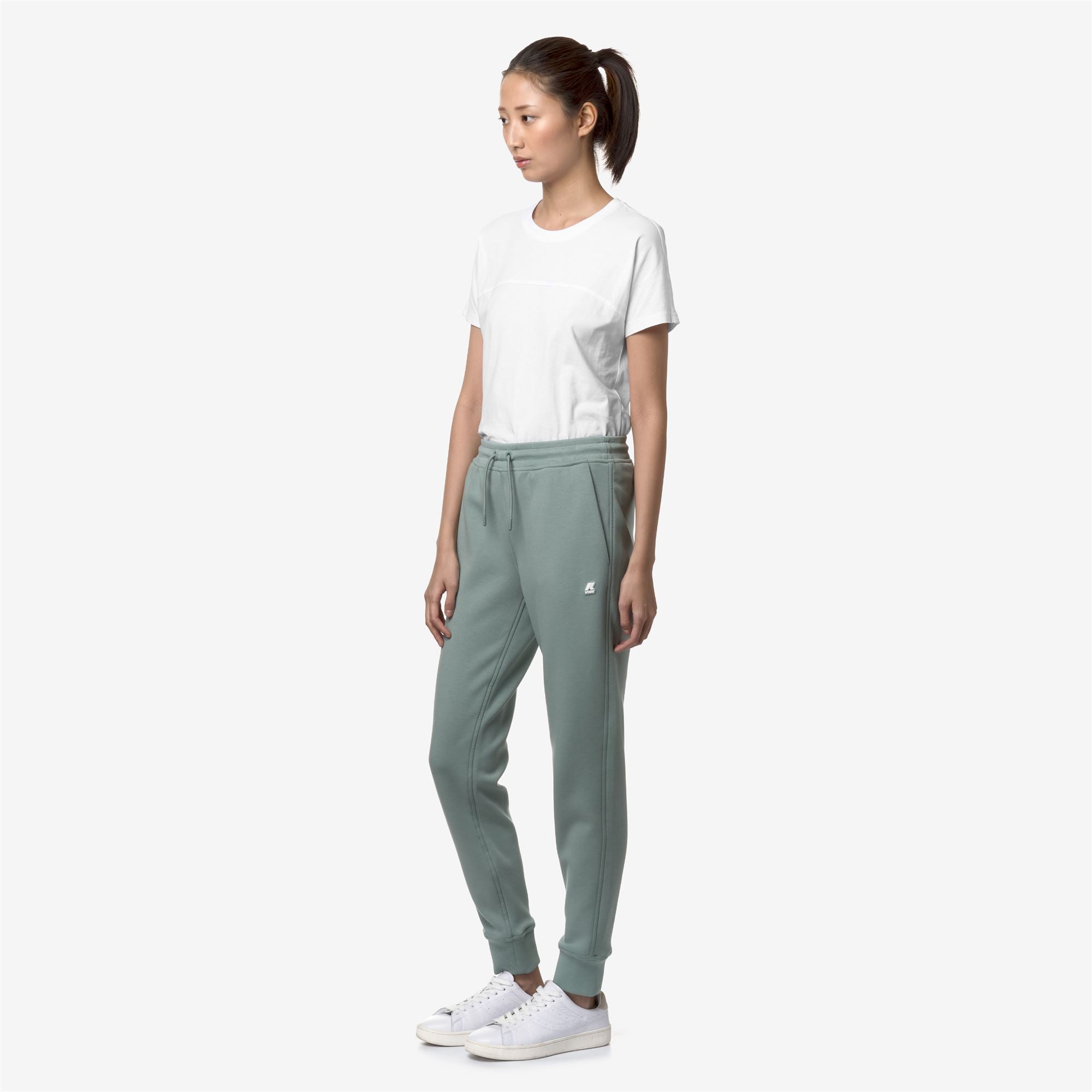 k-way-ginevra-light-spacer-pantalon-de-sport-femme-green-mold image 2