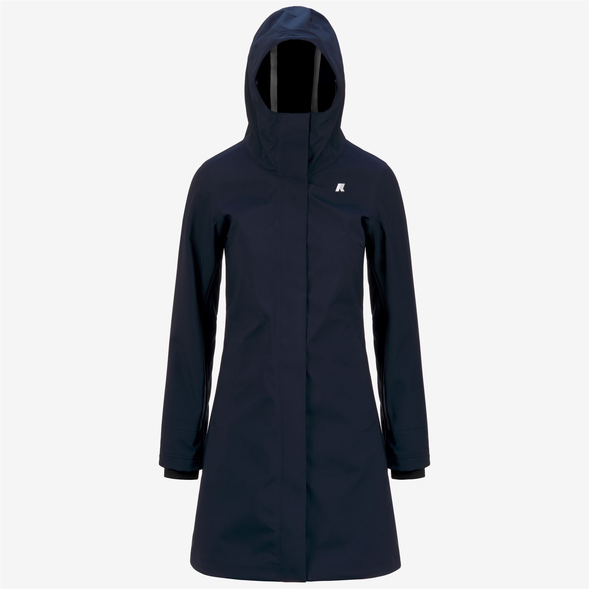 k-way-stephy-bonded-veste-3-4-femme-blue-depth image 5